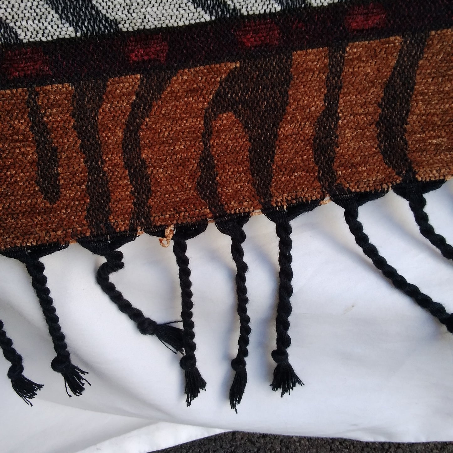 Pier 1 Imports 48"x60" African Animal Design Throw Blanket