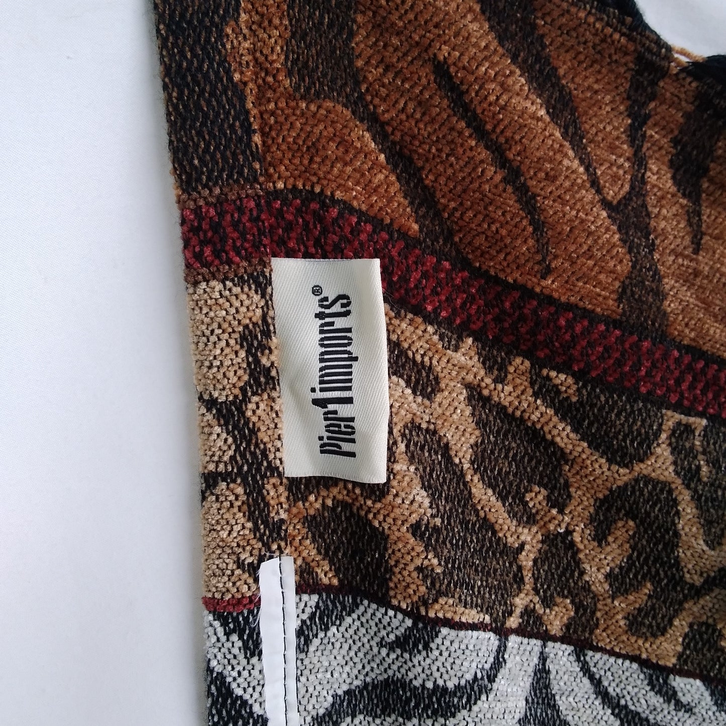 Pier 1 Imports 48"x60" African Animal Design Throw Blanket