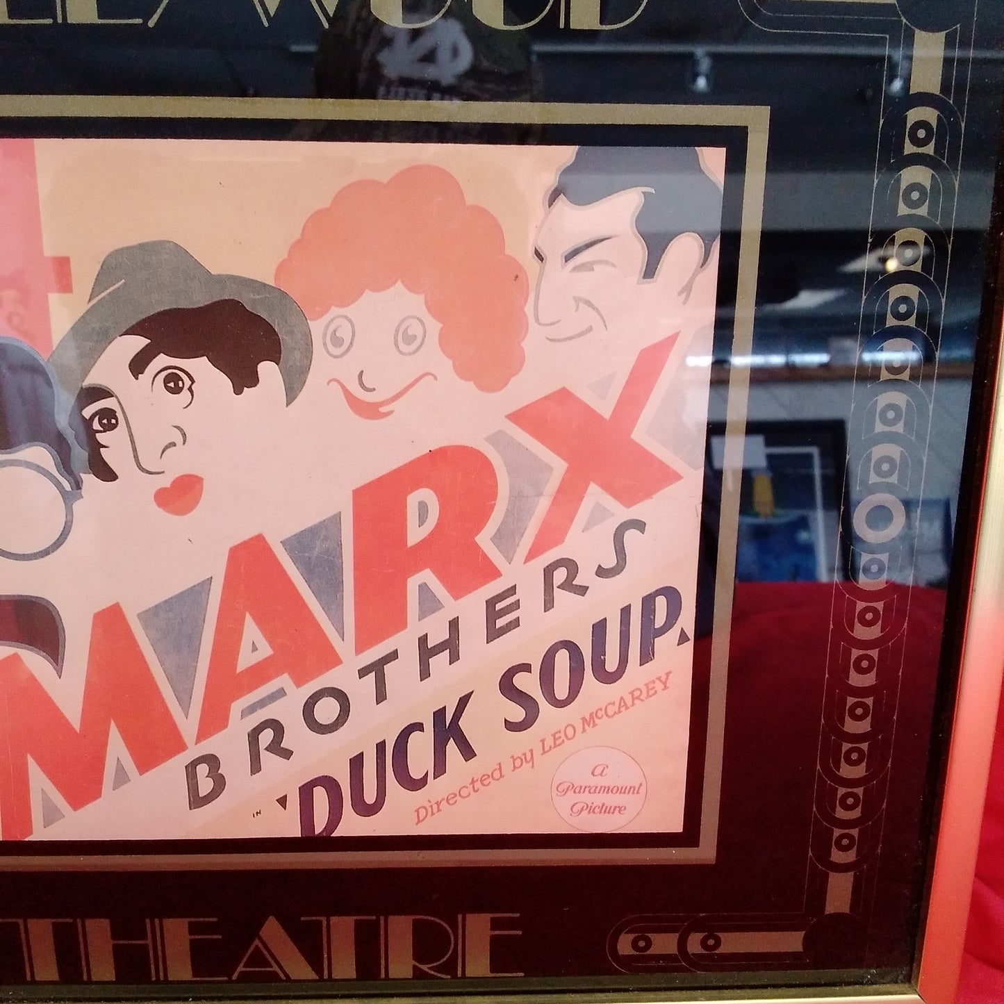 Vintage The 4 Marx Brothers Duck Soup Postcard