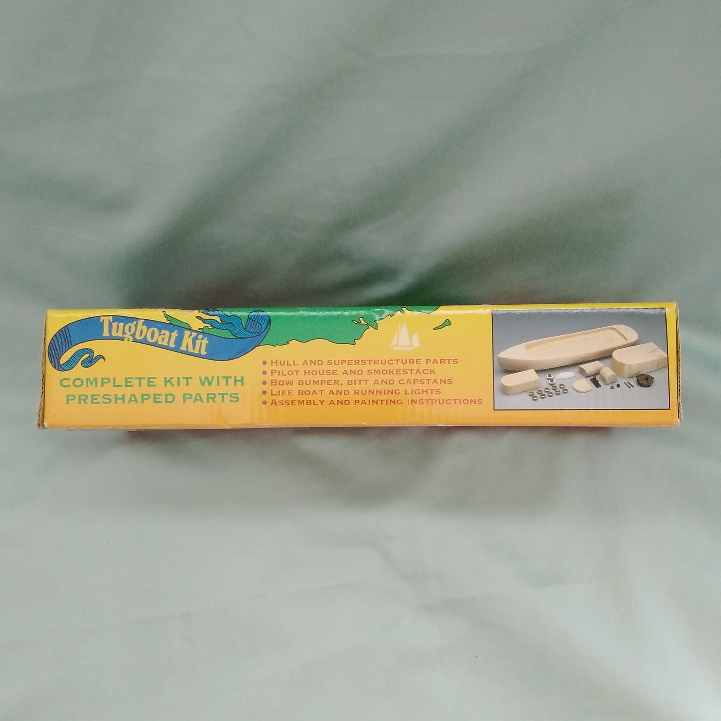 NIB - Woodkrafter Wooden Basic 13" Tugboat Kit