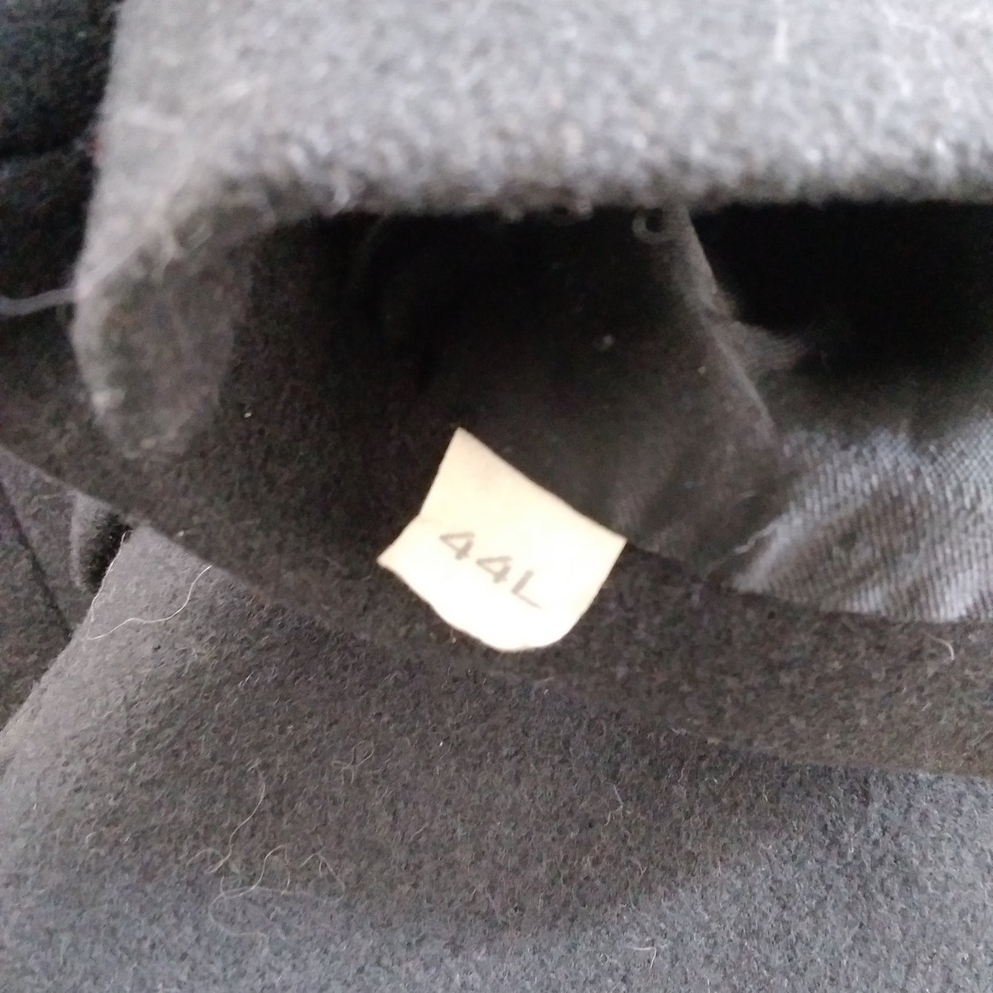 Vintage - The Original Imported Teller Black Wool Coat - 44L