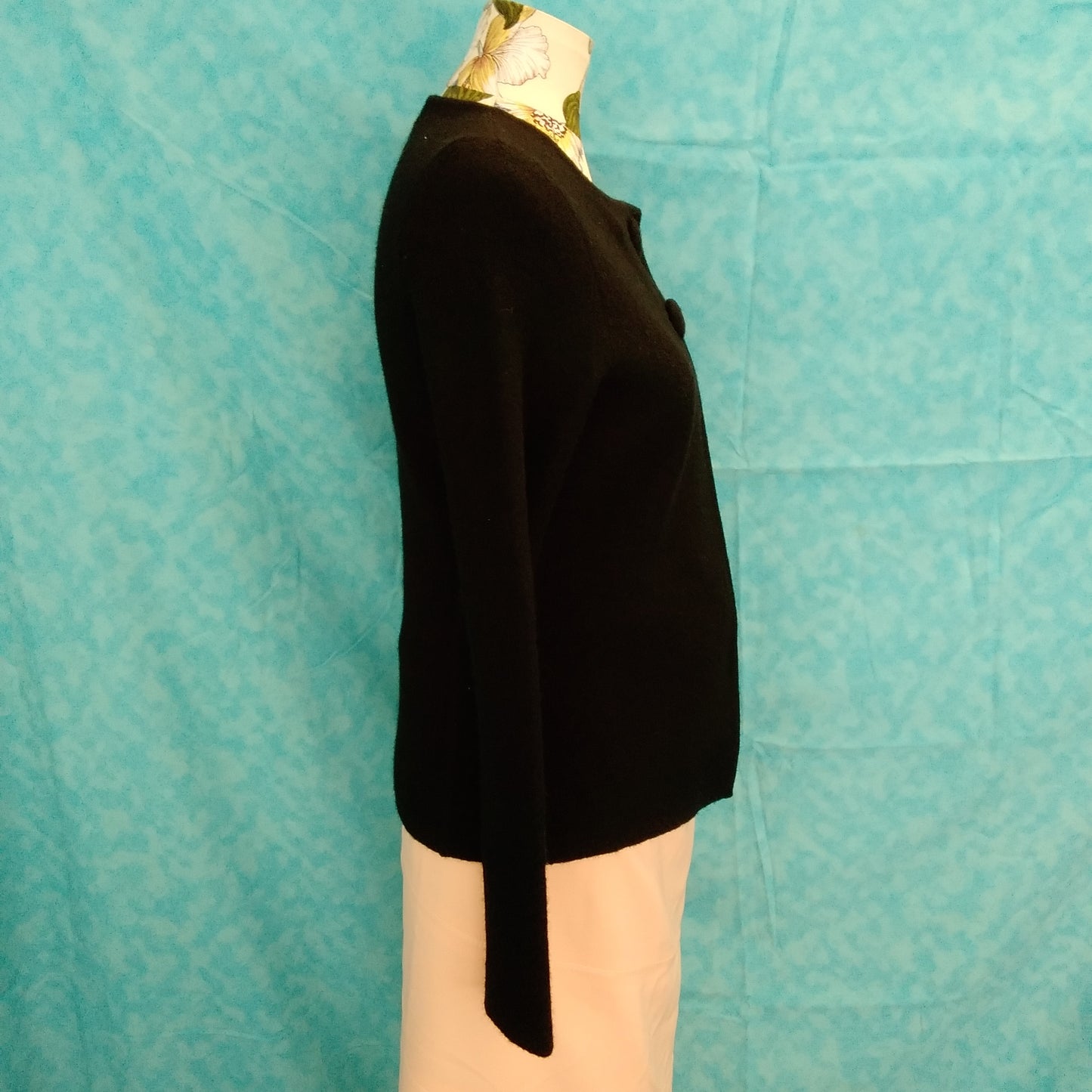 Dana Buchman Black 100% Merino Wool Jacket / Blazer - S