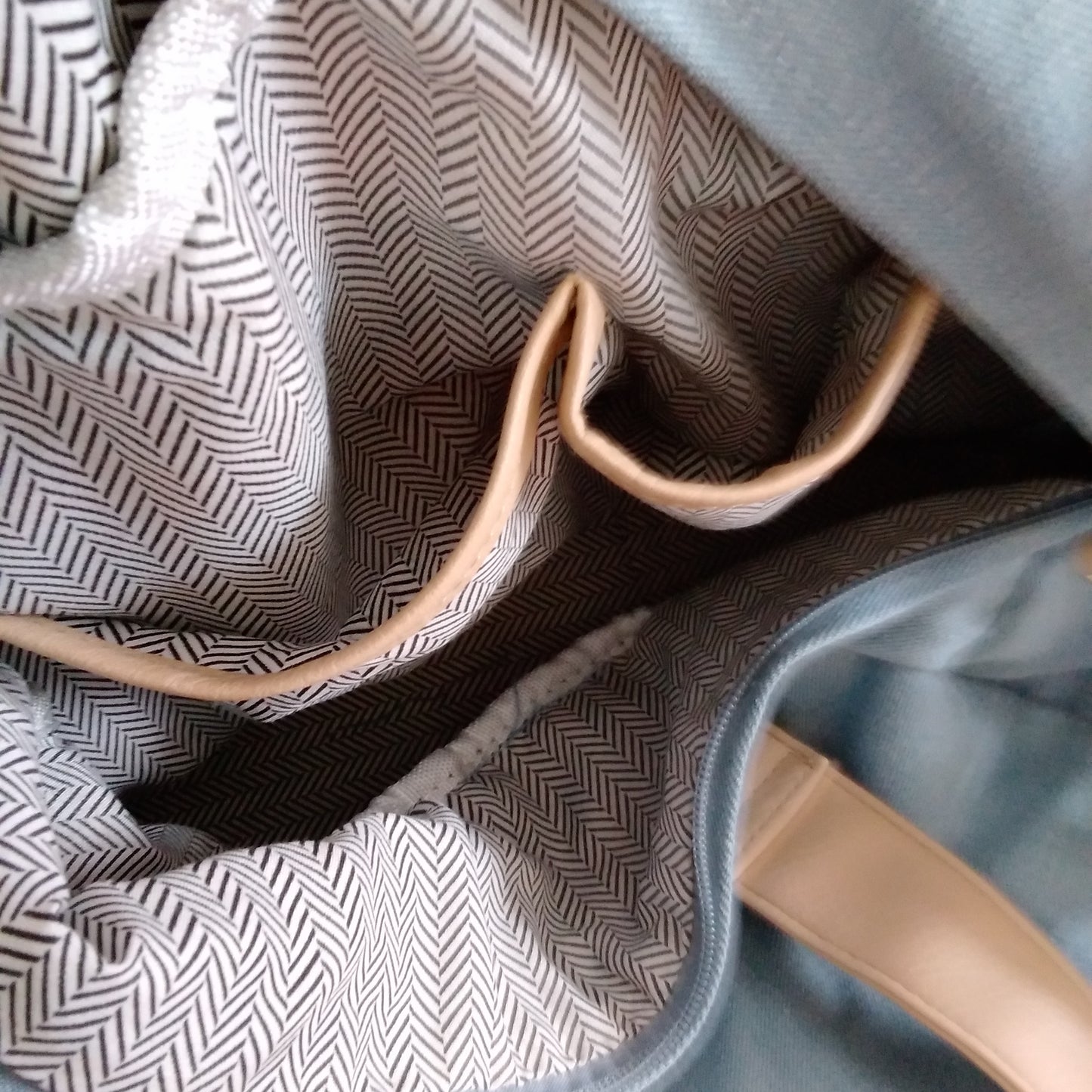 NWT - Violet Ray Denim Duffle/Travel Bag