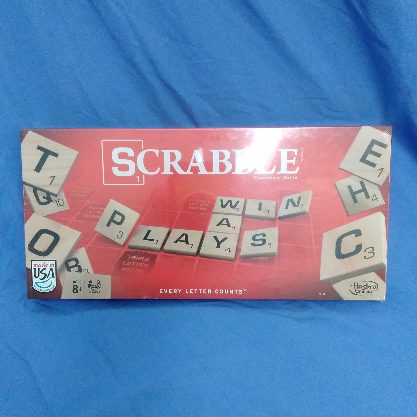 NIB - Scrabble Crossword Board Game - Ages: 8+