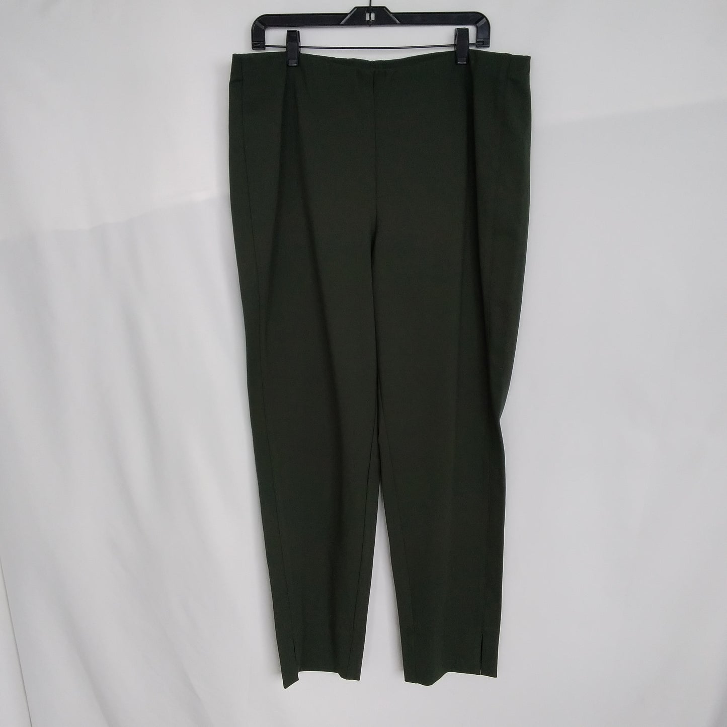 NWT - J. Jill green Everyday Ponte Knit Slim-Leg Boxwood Pants - XL