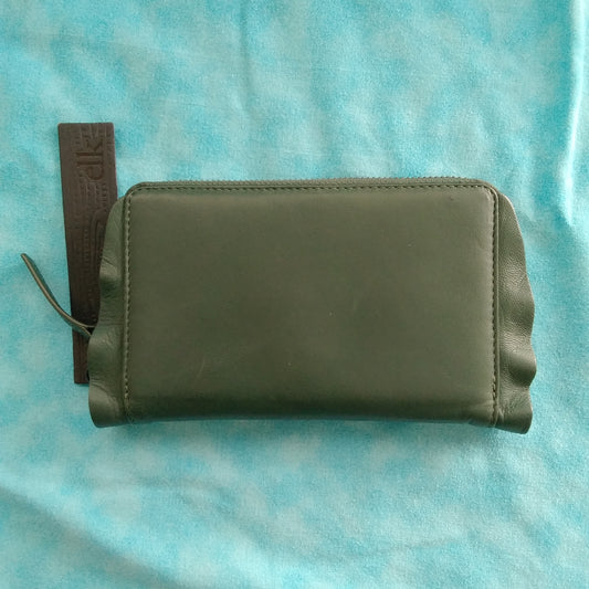 NWT - Elk Green Leather Clutch Wallet