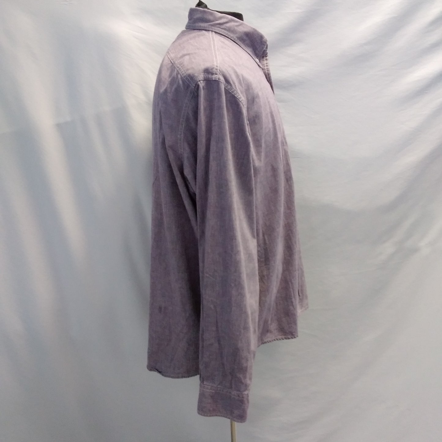 Lands' End purple Long Sleeve Button Down Shirt - XL