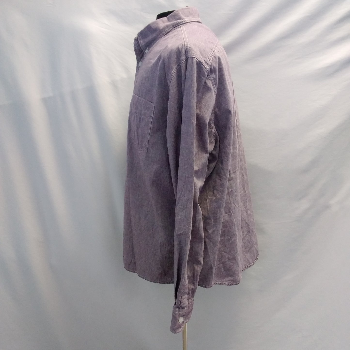 Lands' End purple Long Sleeve Button Down Shirt - XL