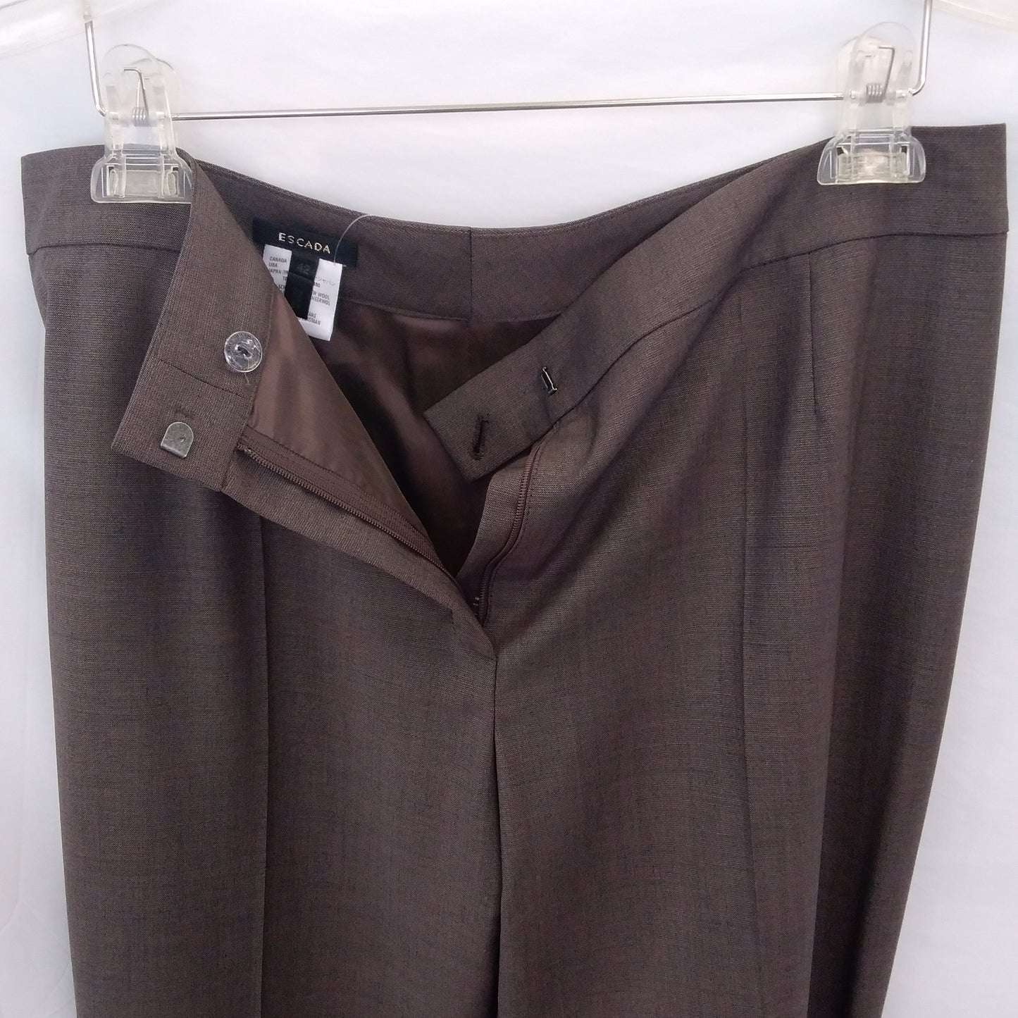 NWT - ESCADA Women's Pants Suit Set - Size: Blazer 44 (Size 14); Pants 42 (Size 12)