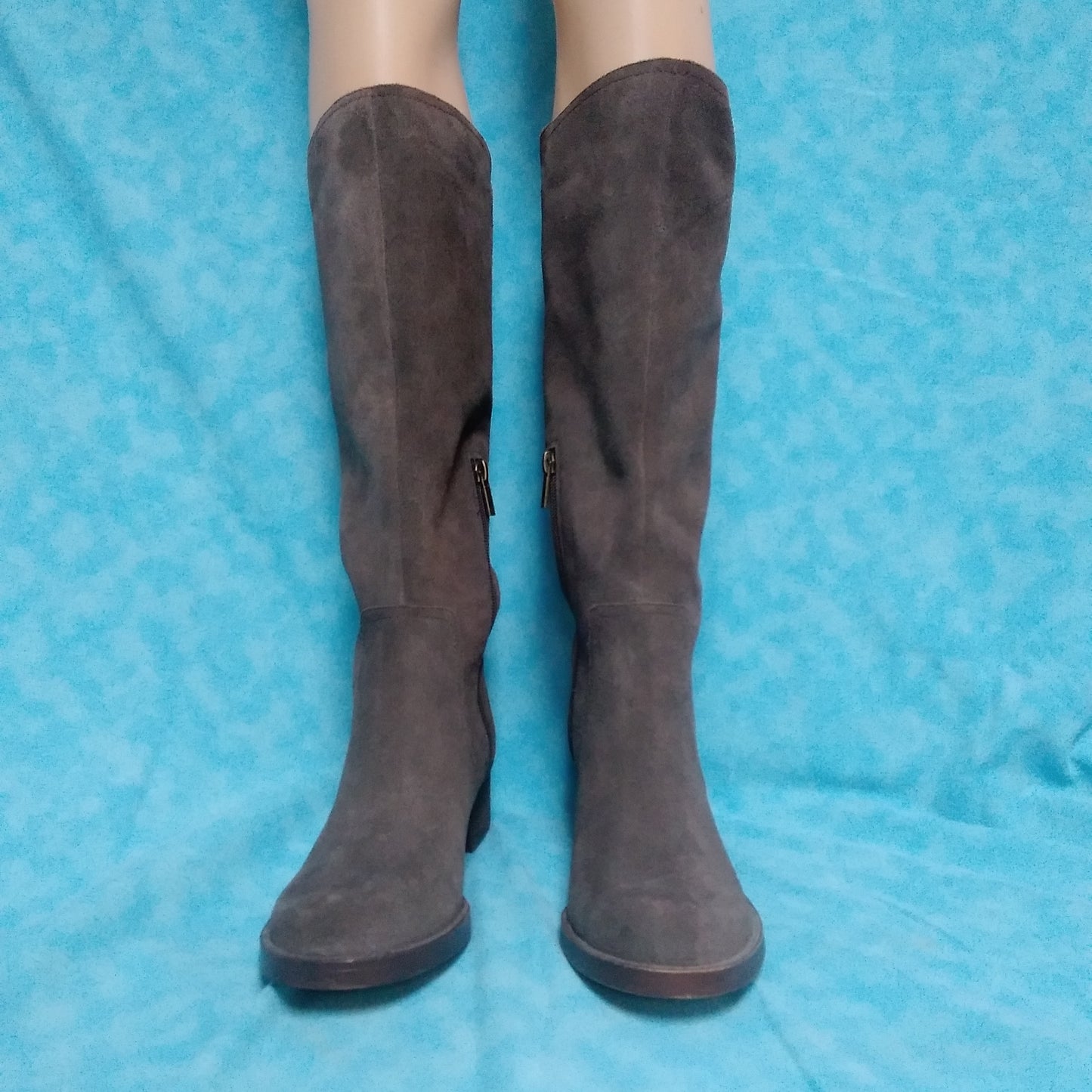 Lucky Brand - Women's Brown Hanover Suede Riding Under Knee Boots - Size: 8.5M