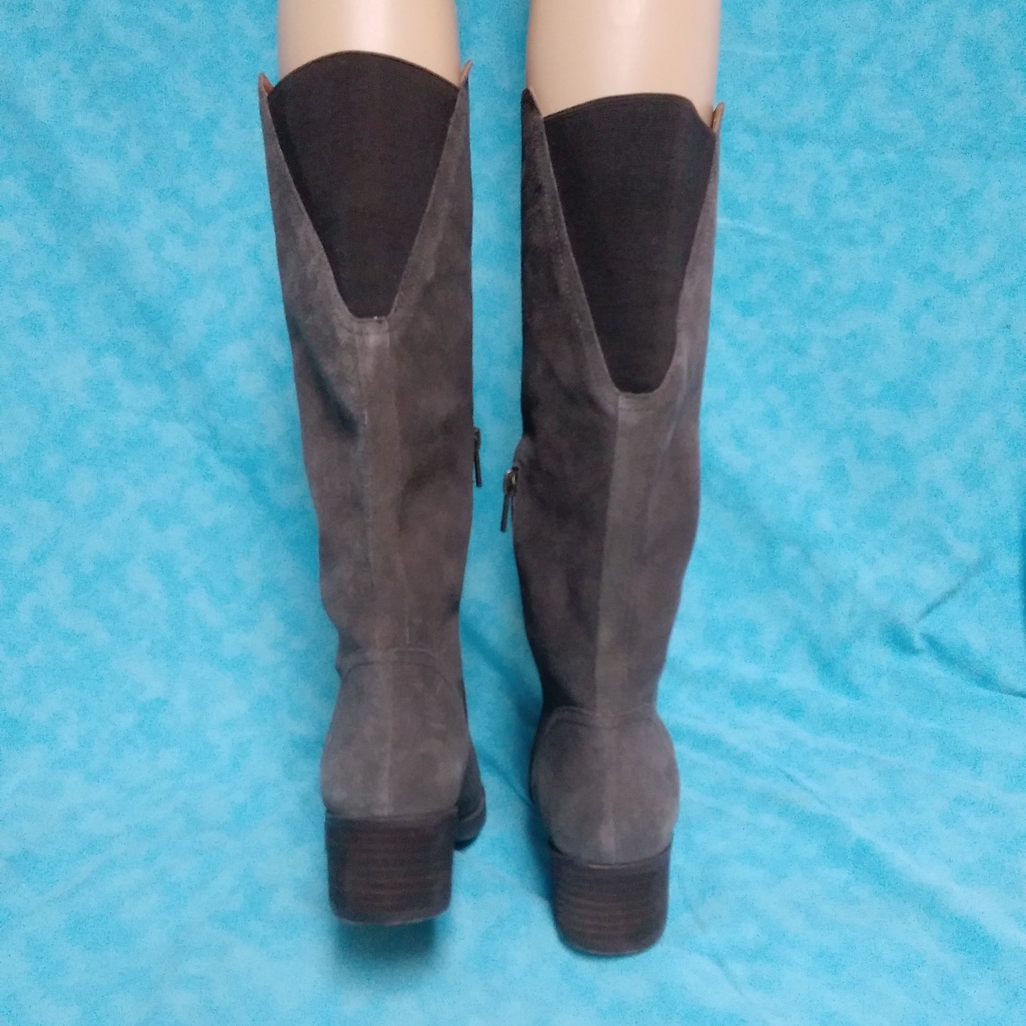 Lucky Brand - Women's Brown Hanover Suede Riding Under Knee Boots - Size: 8.5M