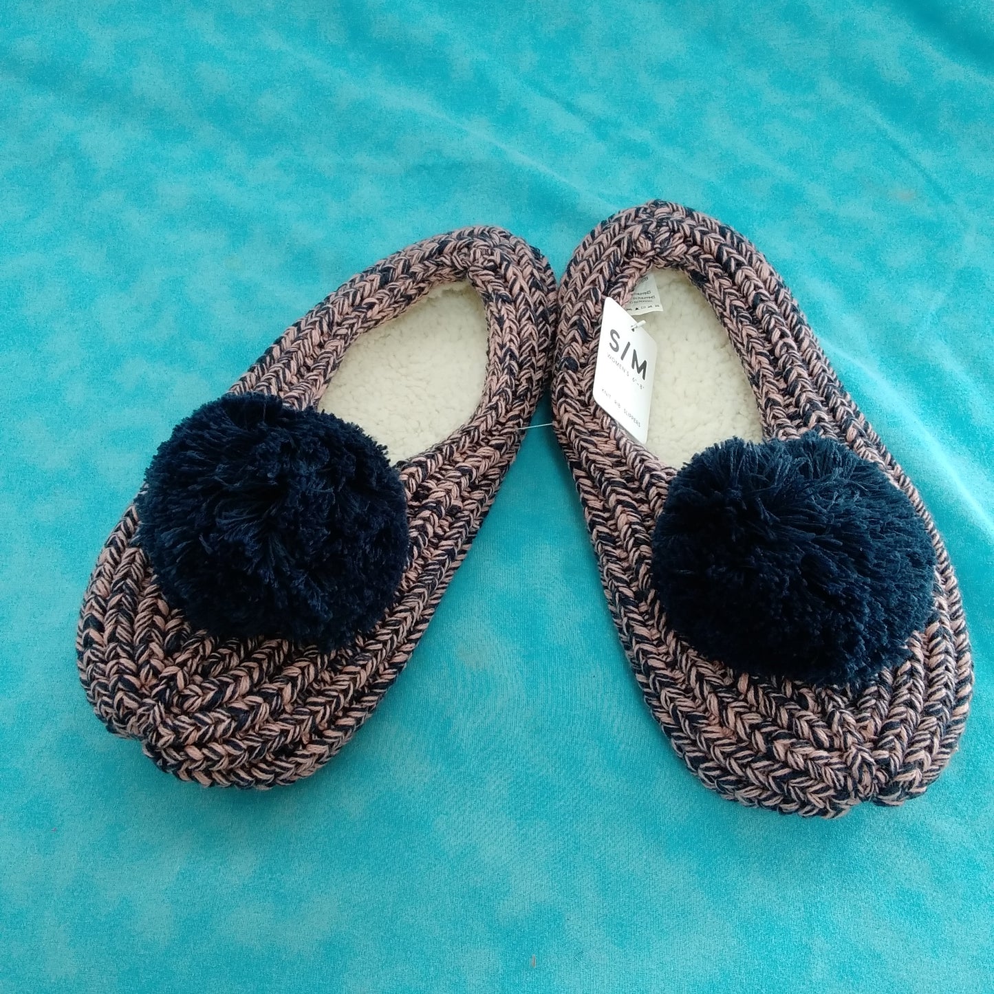 NWT - Anthropologie Verloop Knit With Pom Poms - Size: S/M (6"-8")