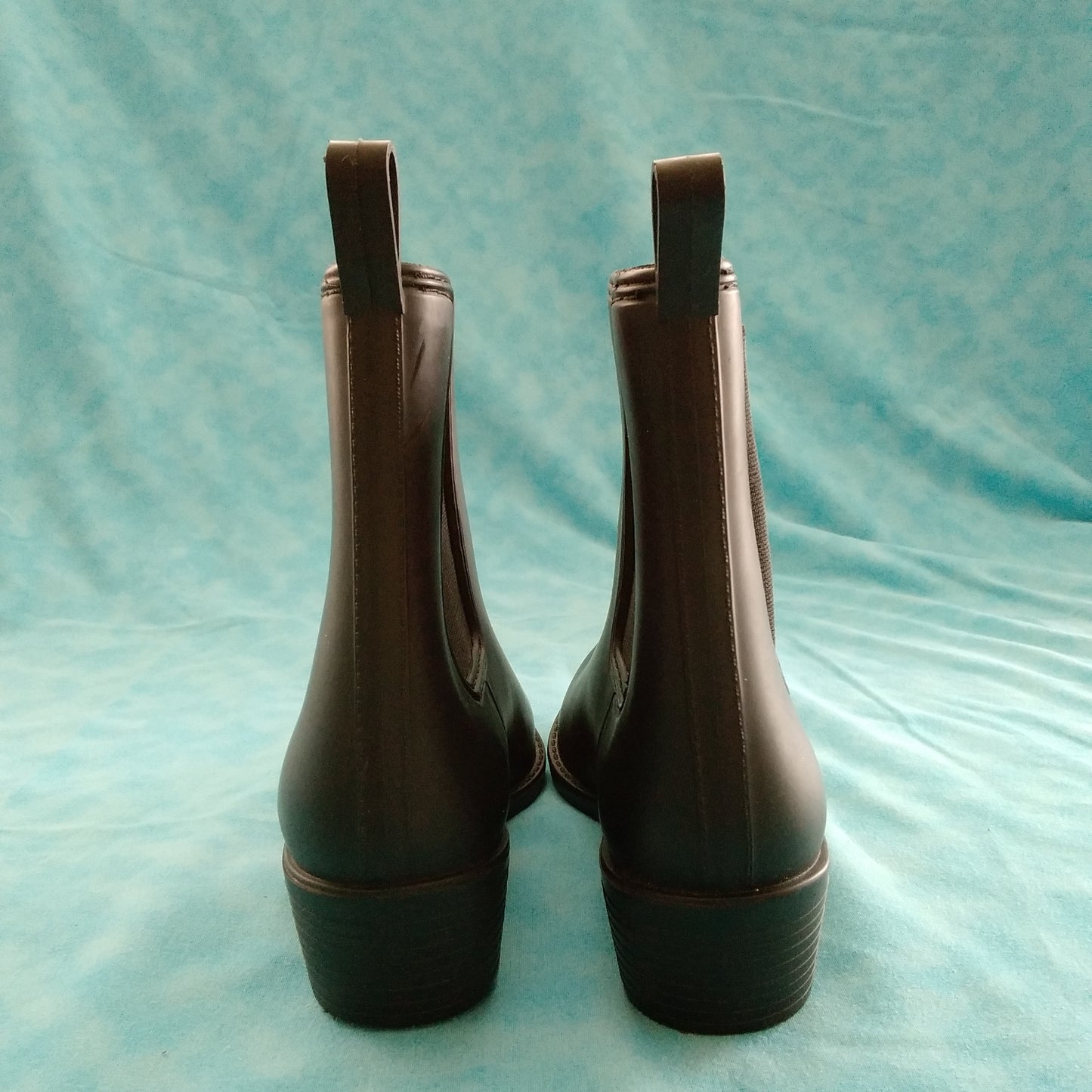 Jeffrey Campbell Black Havana Last Chelsea Rain Boots - Size: 8