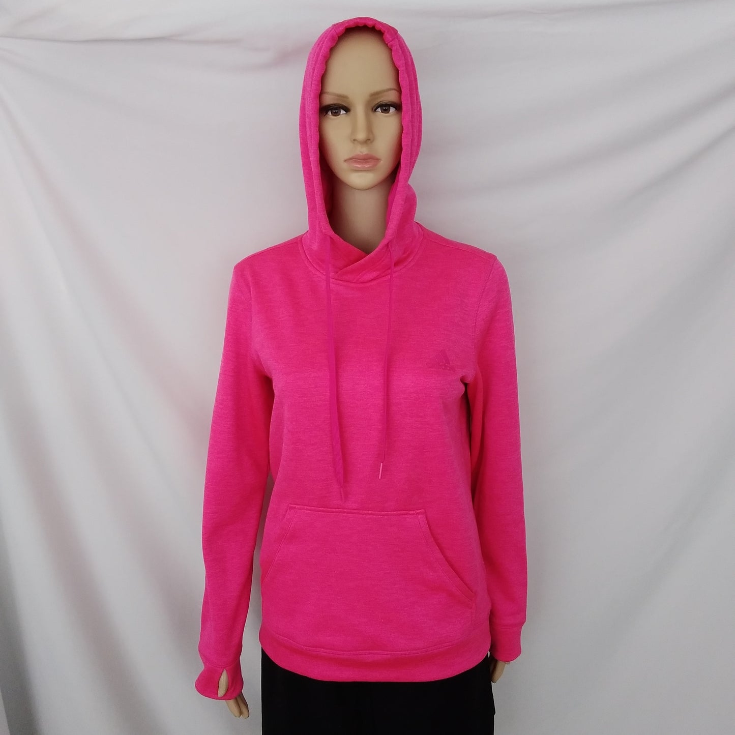 ADIDAS Pink Climawarm Pullover Hoodie - S