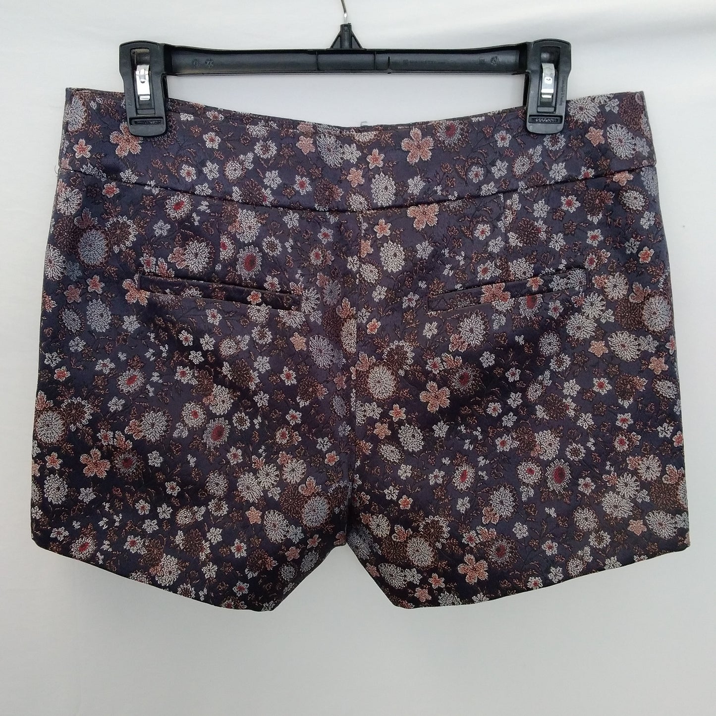 LOFT Purple Multi Floral Shorts - Size: 4