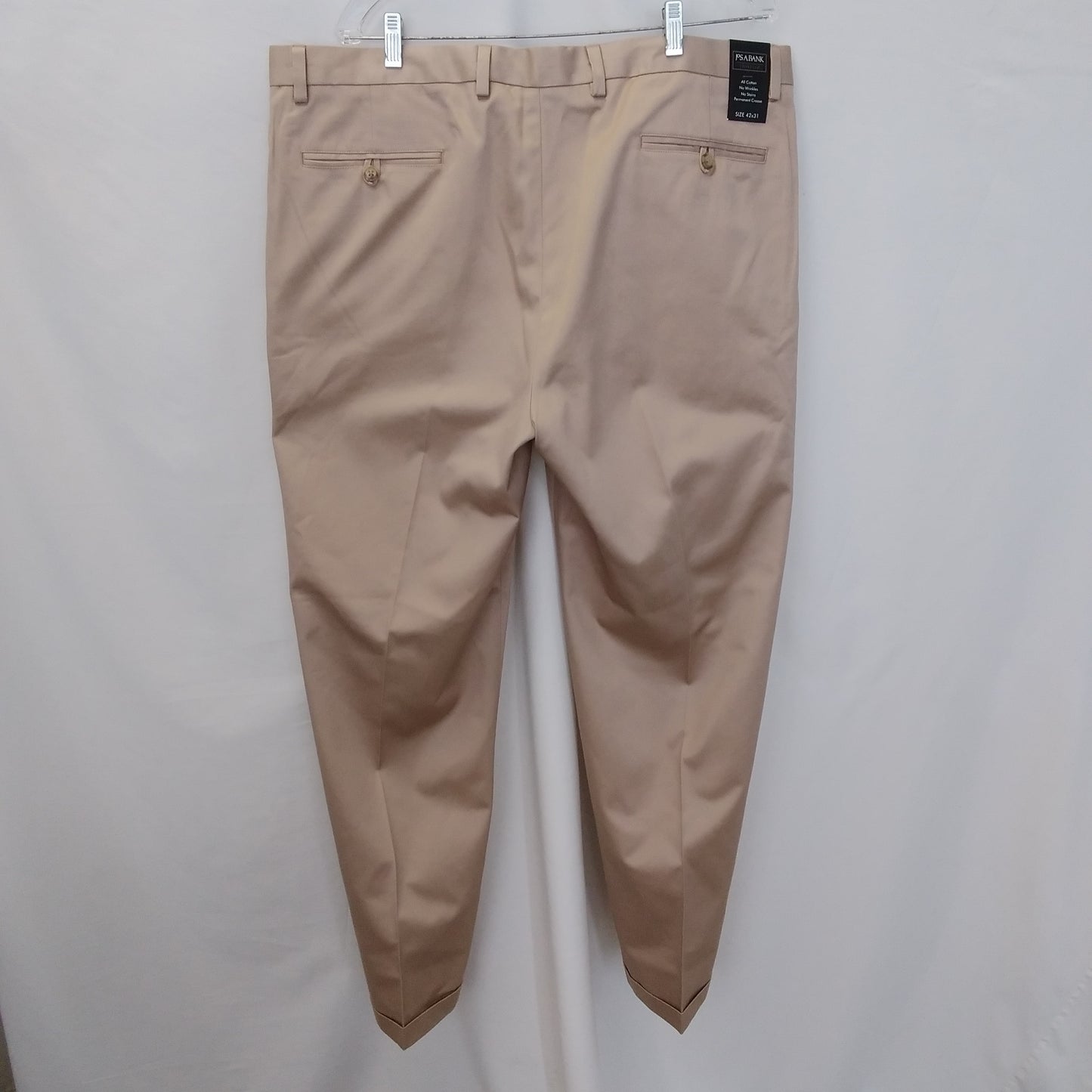 NWT - Jos. A. Bank Tan Traveler Pants - 42x31