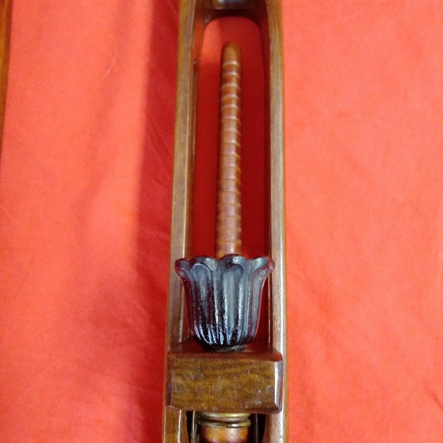 VTG - Lowell Shuttle Weaving Loom Boat Shuttle 18" Candle Holder Sconce - Set of 2