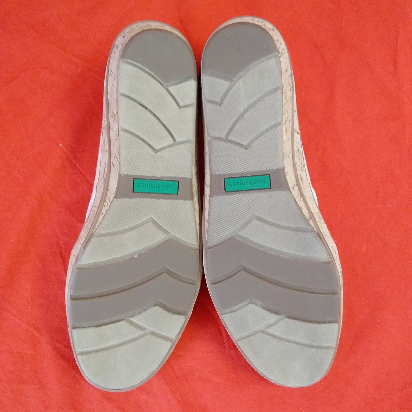 Women's Grasshoppers Gigi Metallic Linen Wedge Heel - Size: 8.5