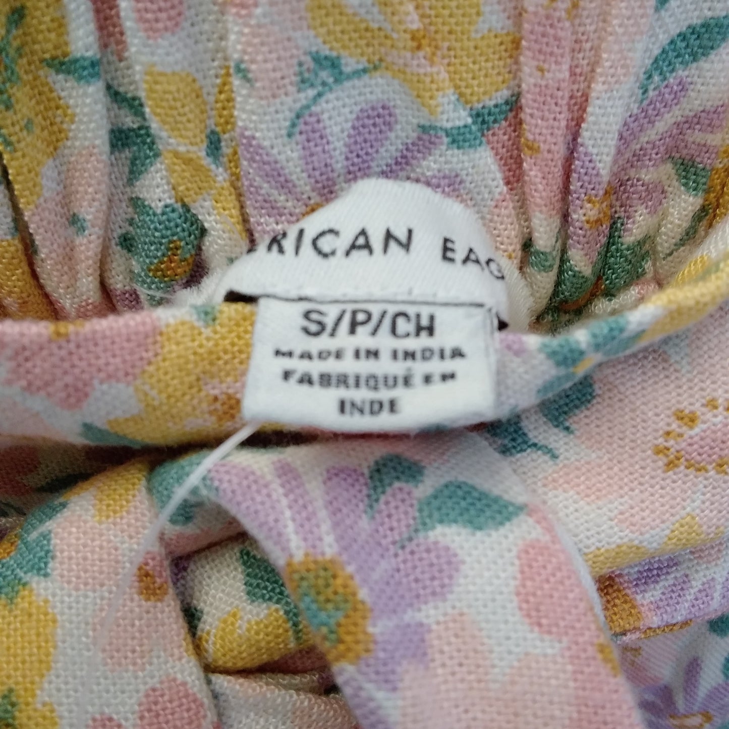 NWT - American Eagle Women's Yellow/Pink Floral Shorts - Size: S