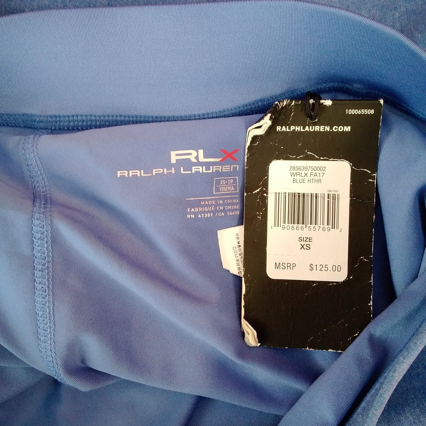 NWT - Ralph Lauren Blue Heather RLX Skort - Size: XS