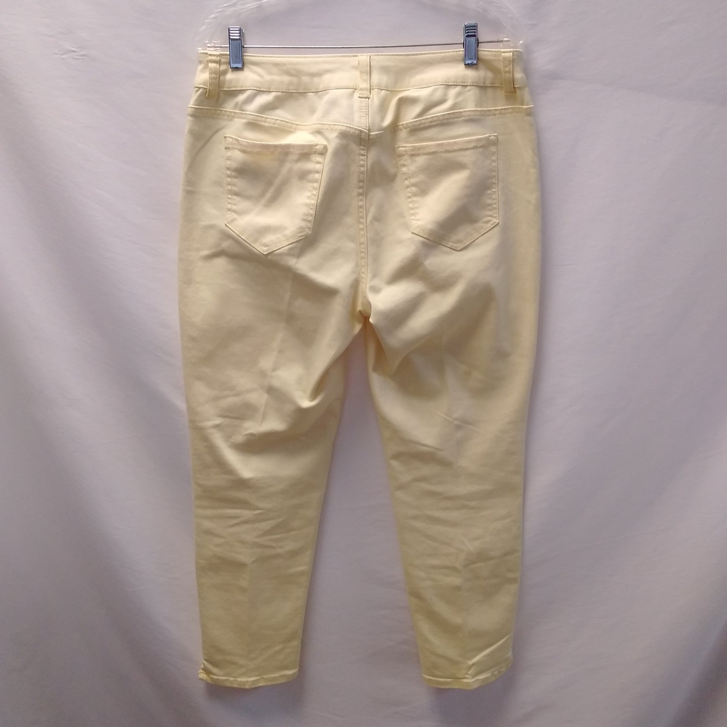 Chico's Platinum Yellow Stretch Denim Jeans - 1.5 (10 M)