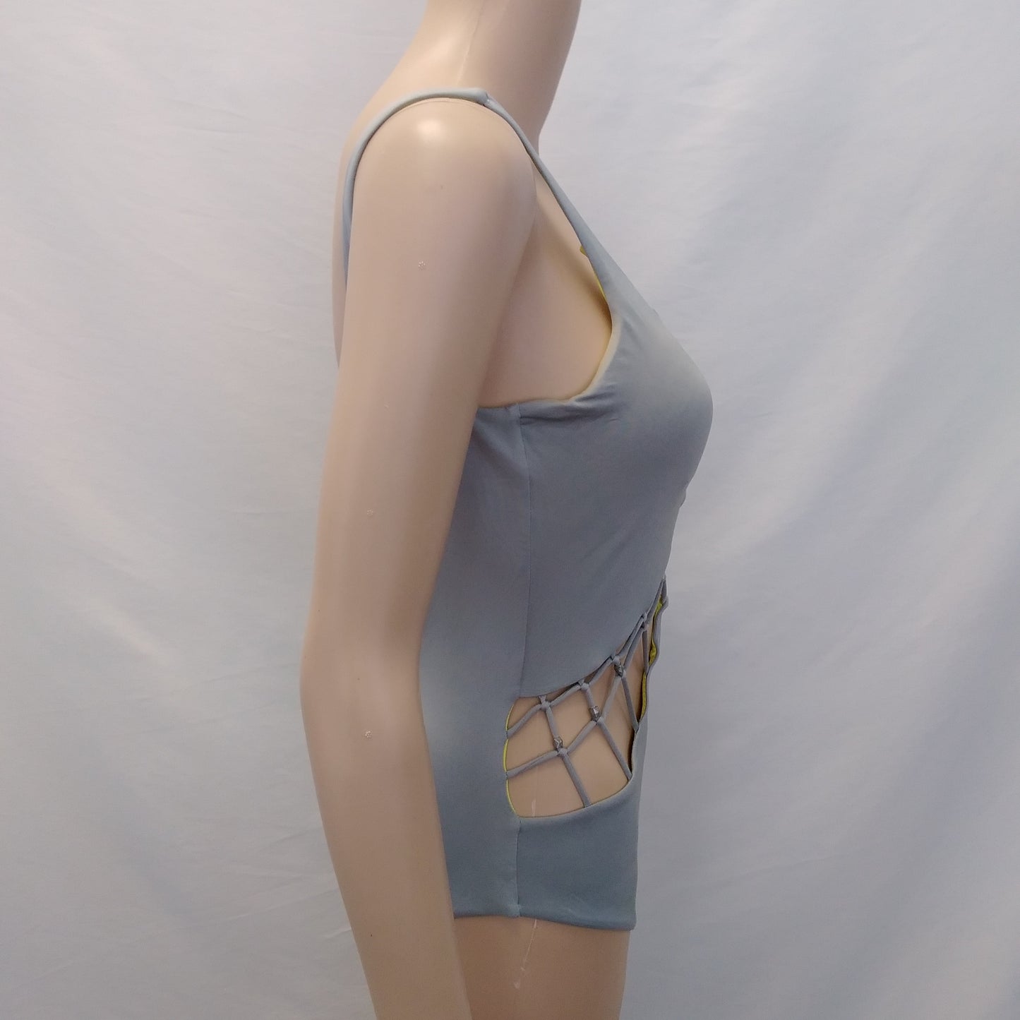NWT - Dolce Vita One-piece Cement Gray One-Piece Swimsuit - M / US 8