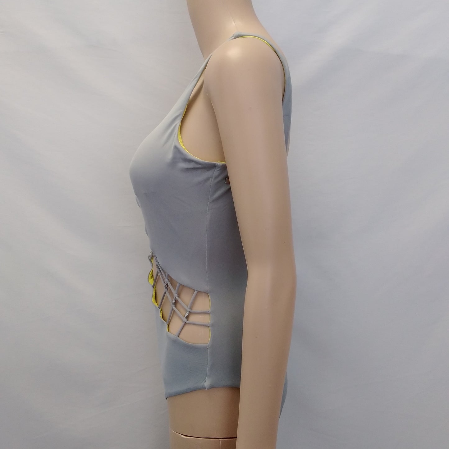 NWT - Dolce Vita One-piece Cement Gray One-Piece Swimsuit - M / US 8