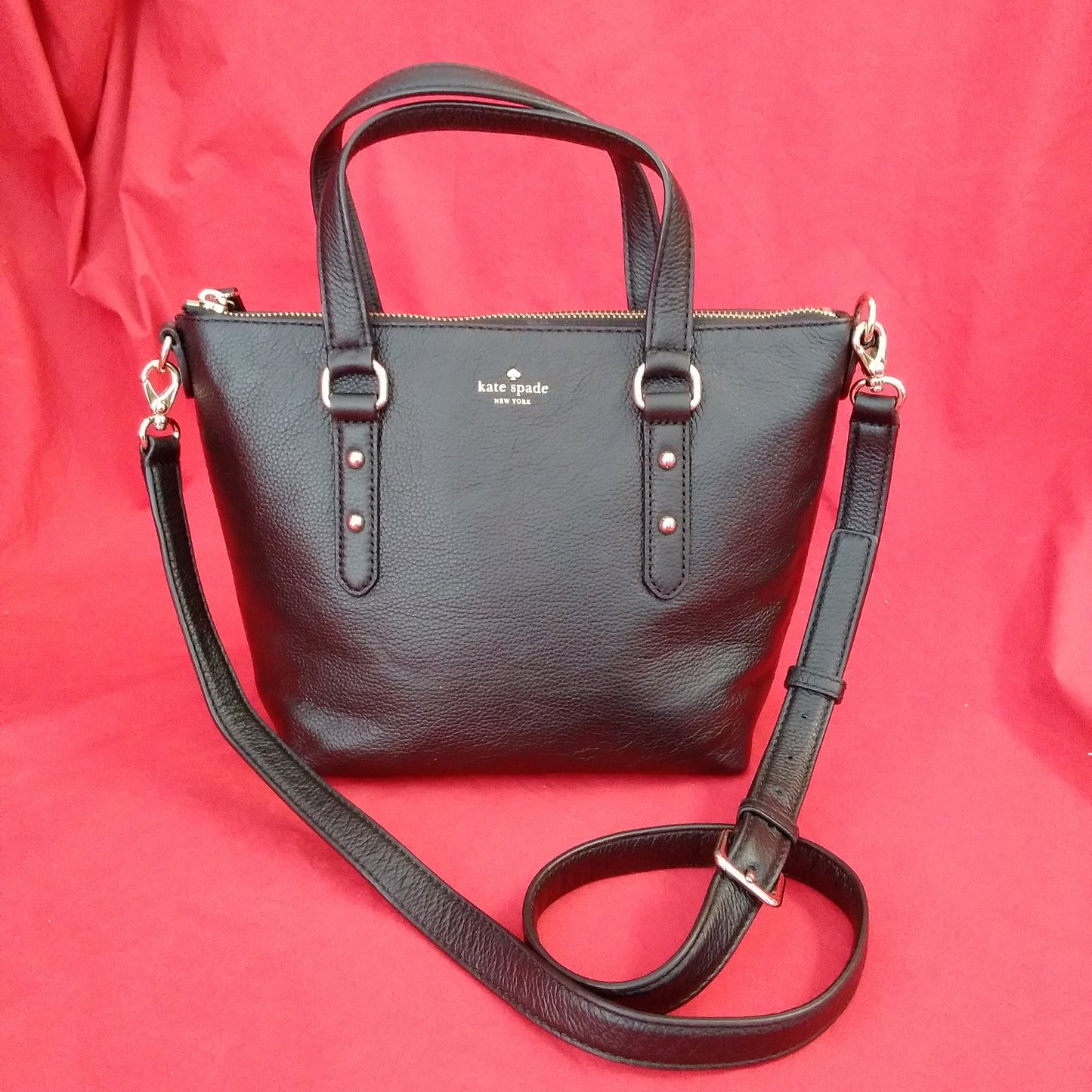 Kate Spade Black Leather Crossbody Bag