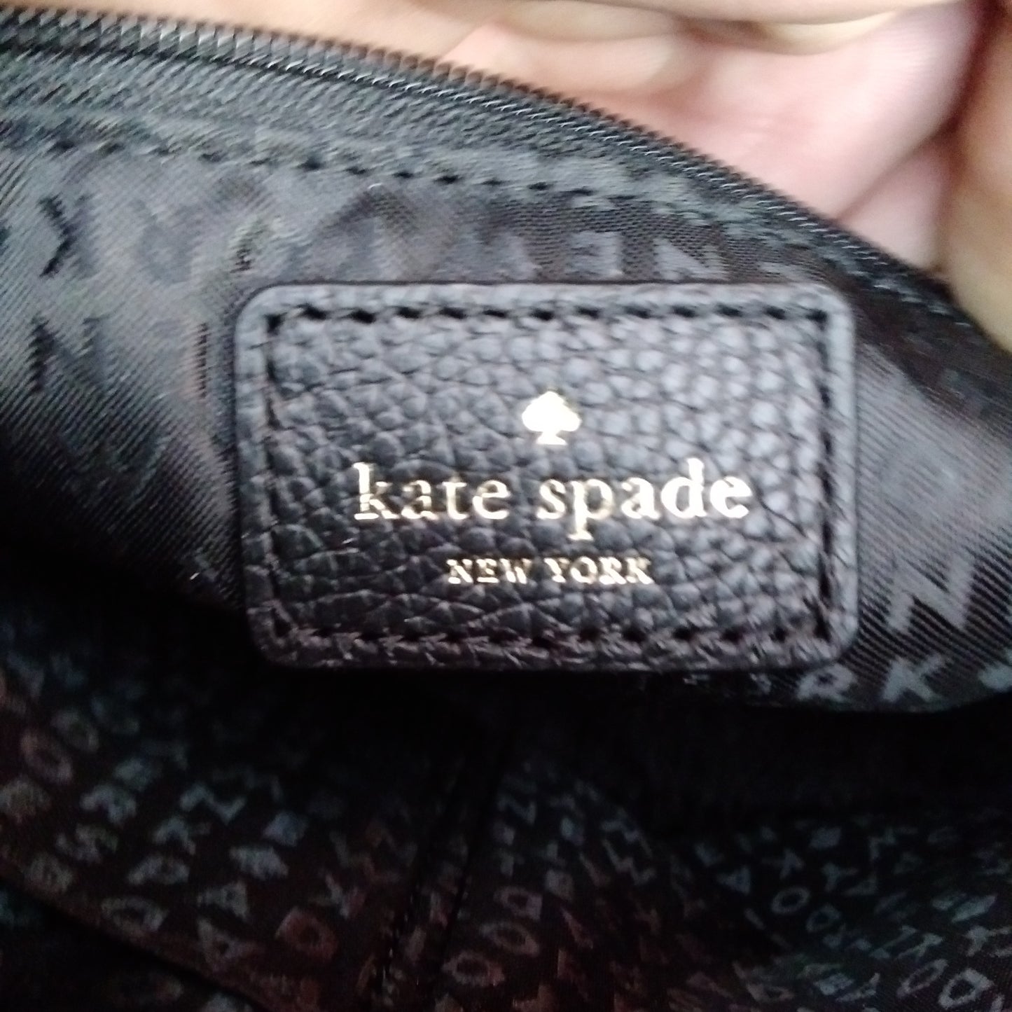 Kate Spade Black Leather Crossbody Bag