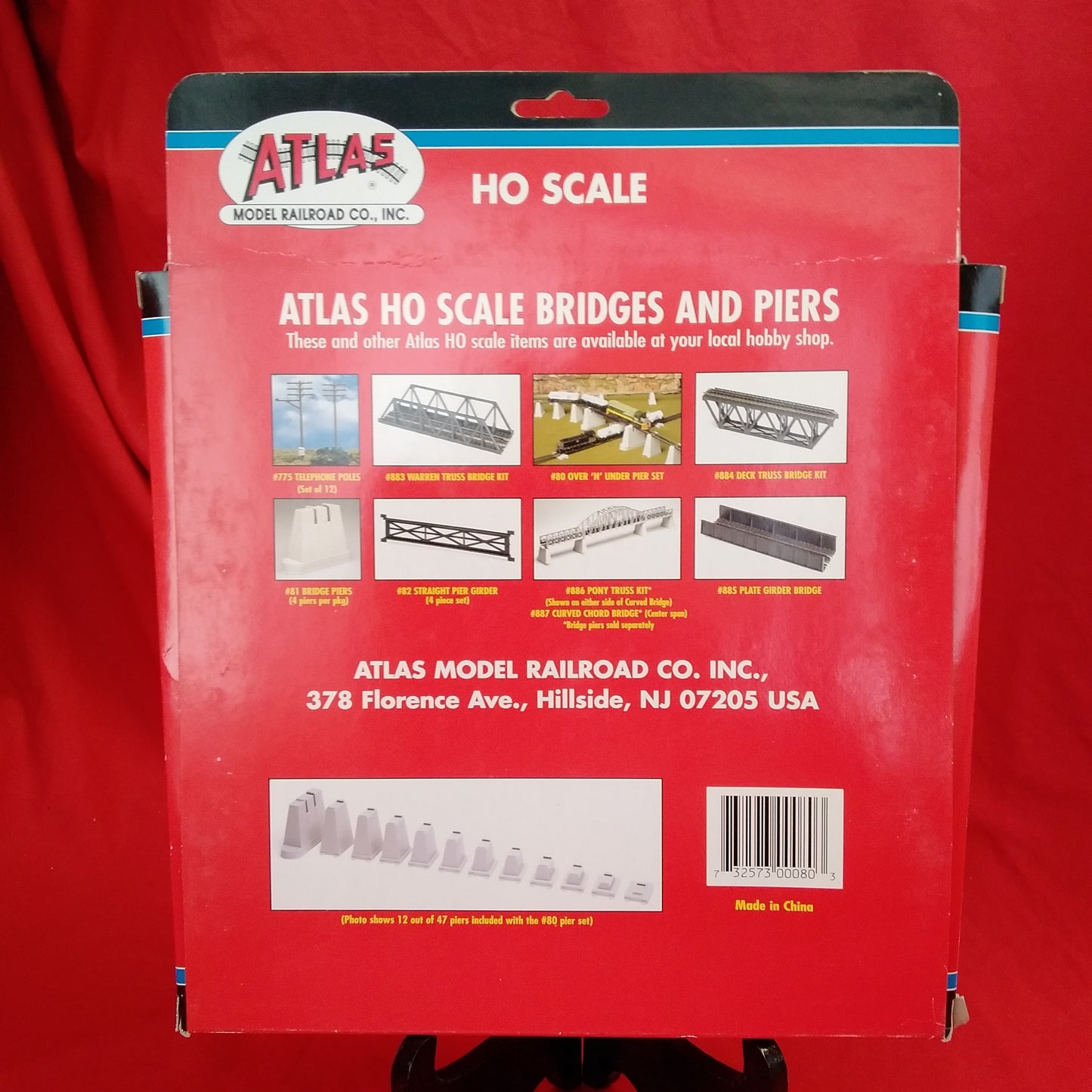 Atlas 47-Piece HO Scale Over N Under Pier Set #80