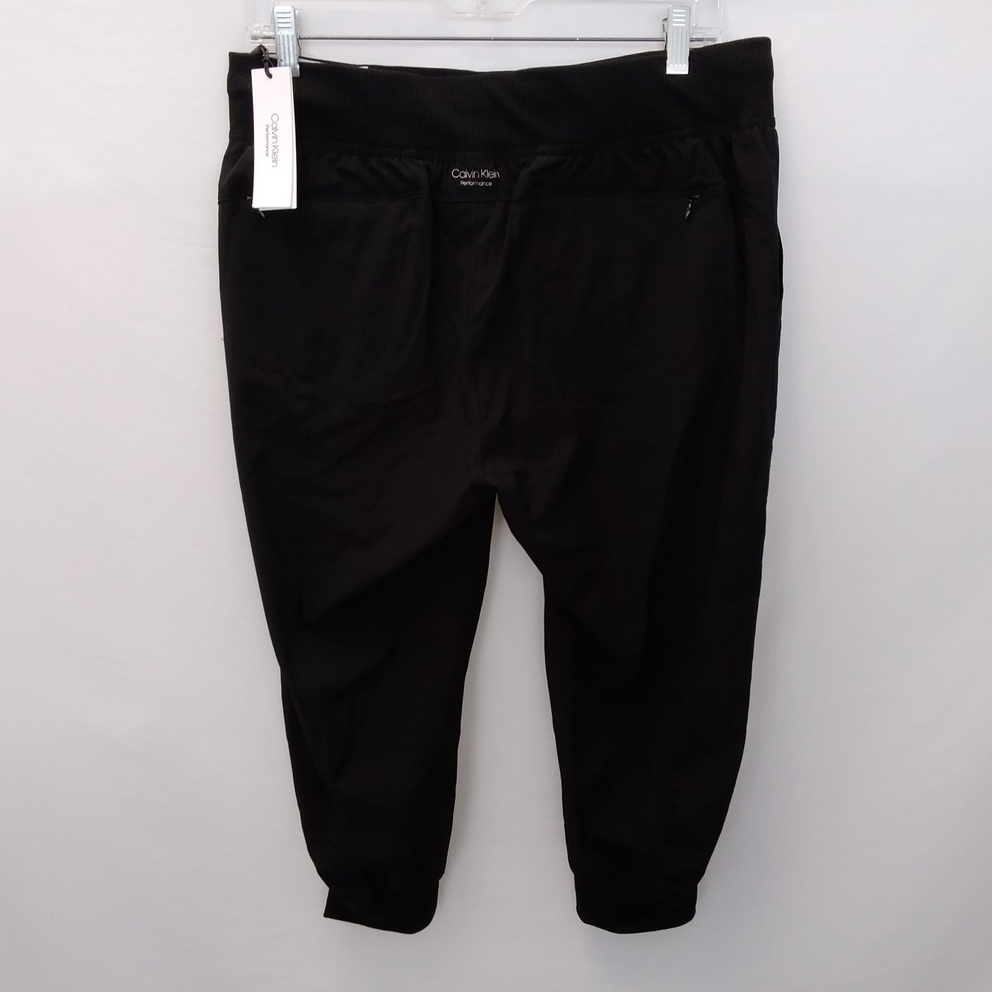NWT - Calvin Klein Black Crop Joggers - M