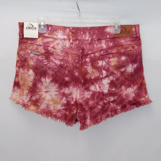 NWT - Jordache Chloe High-Rise Vintage Fray Desert Dye Shorts - Size: 33