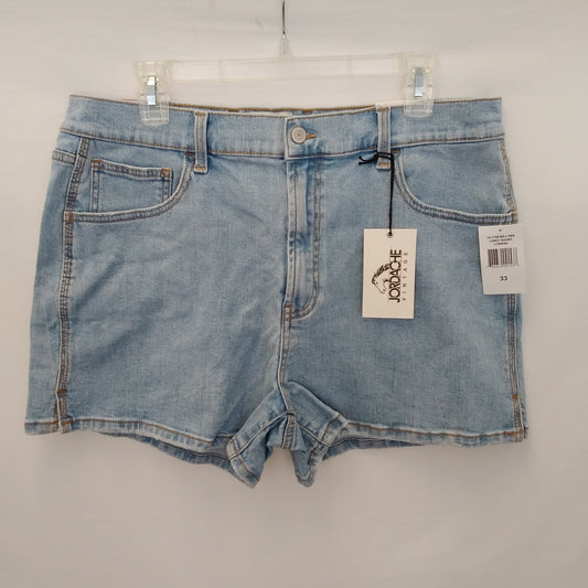 NWT - Jordache Cindy Lt. Wash Shorts - Size: 33