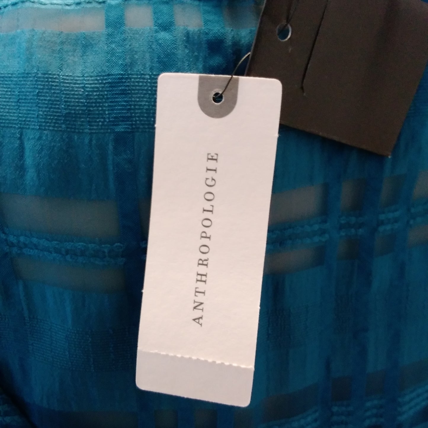 NWT - ANTHROPOLOGIE CURRENT AIR blue Tonya Buttondown Blouse - S