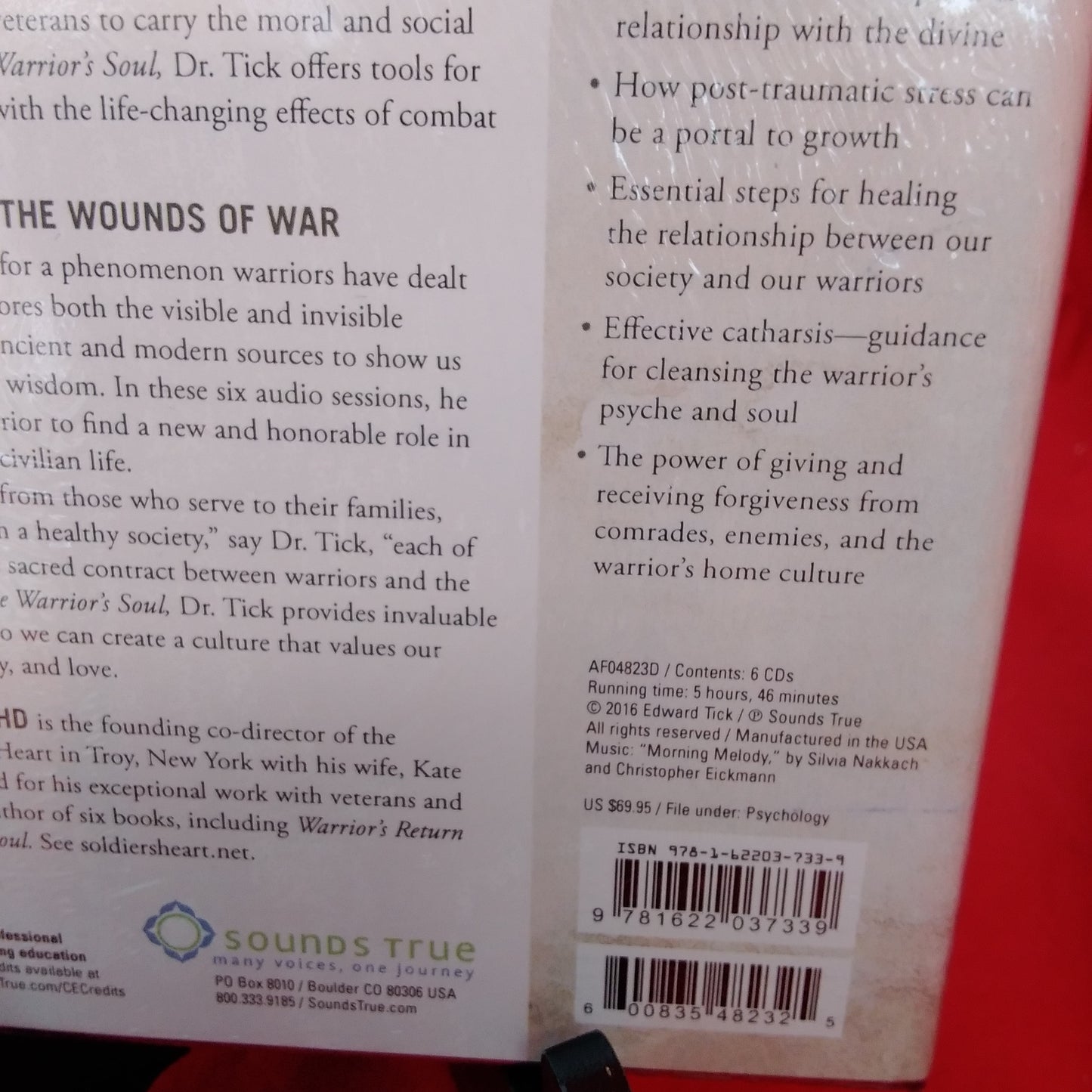 NIB - Restoring The Warrior's Soul: An Essential Guide To Coming Home - Audio Learning Course 6 CD's