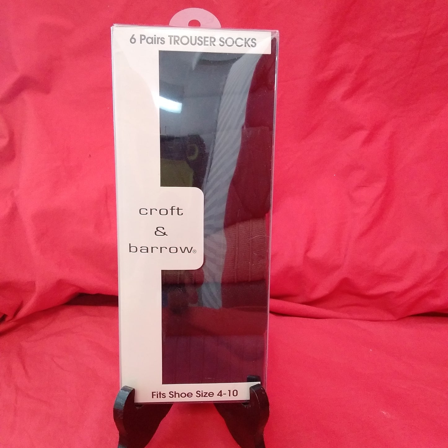NIB - Croft & Barrow Trouser Socks 6 Pairs - Fits Shoe Size 4-10
