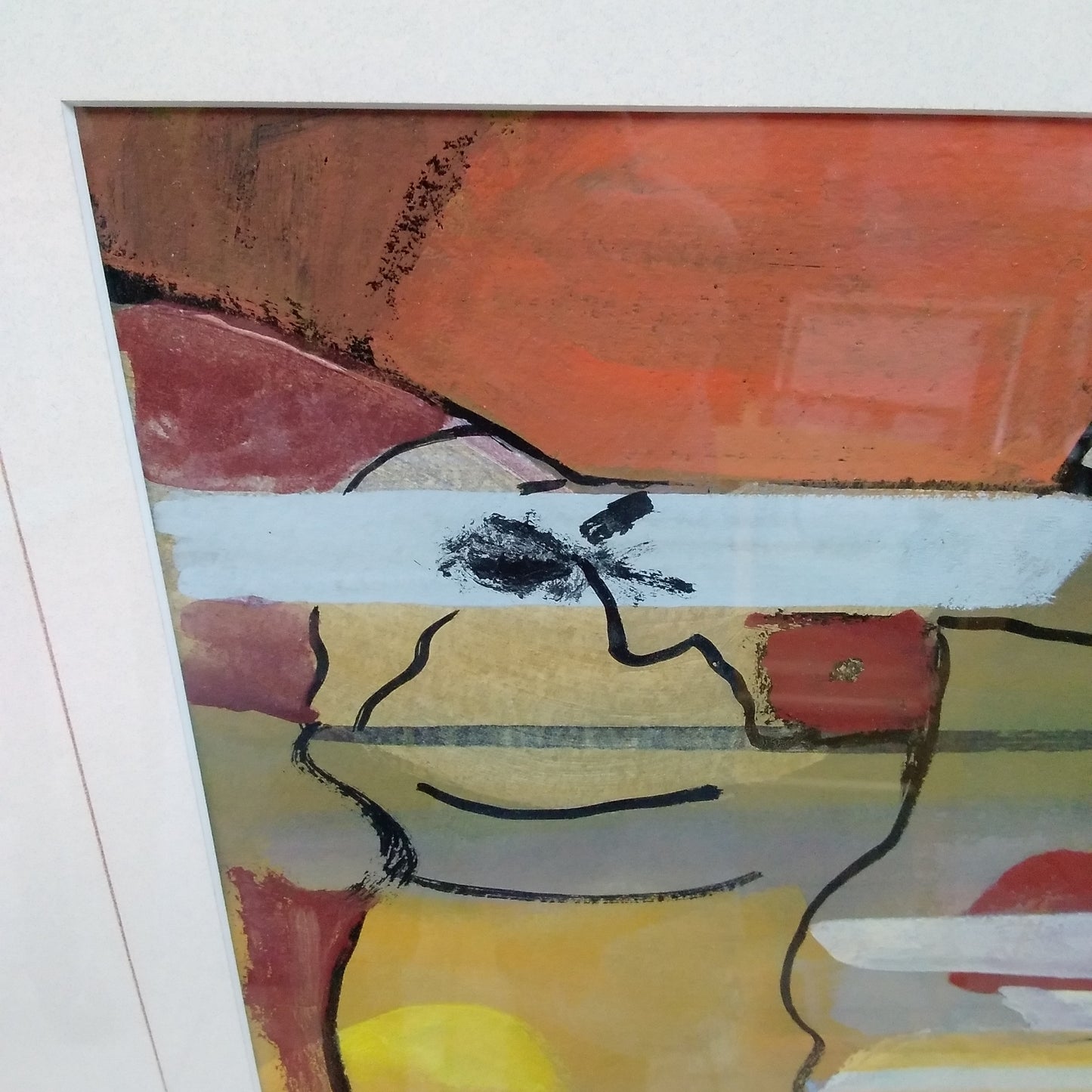 21"x13-1/2" Watercolor Painting "Sandstone" Signed by Pat Angevine