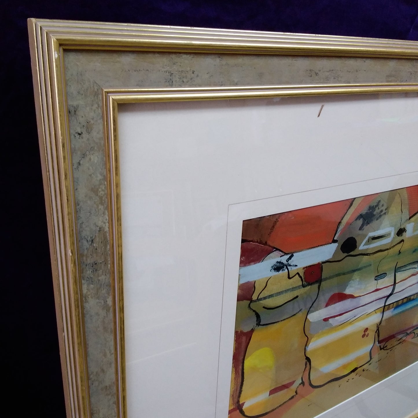 21"x13-1/2" Watercolor Painting "Sandstone" Signed by Pat Angevine