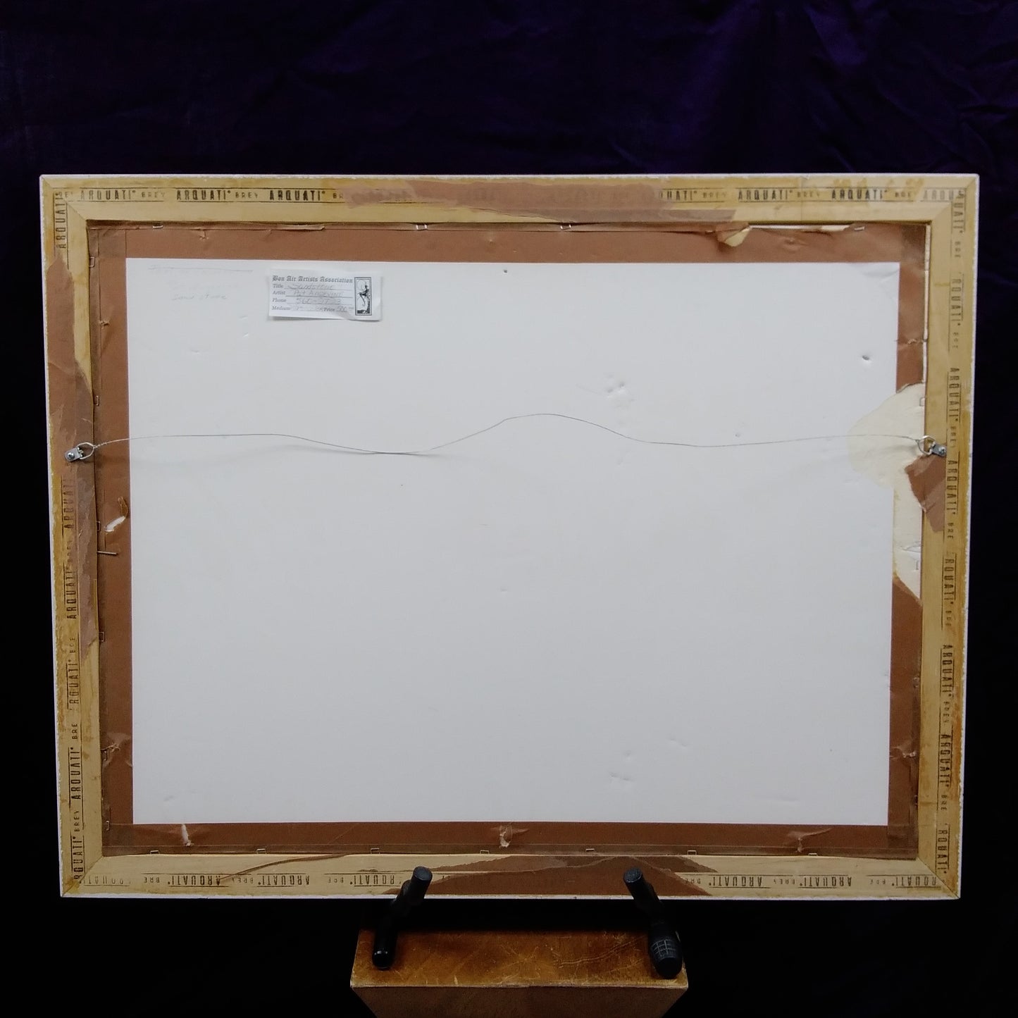 21"x13-1/2" Watercolor Painting "Sandstone" Signed by Pat Angevine