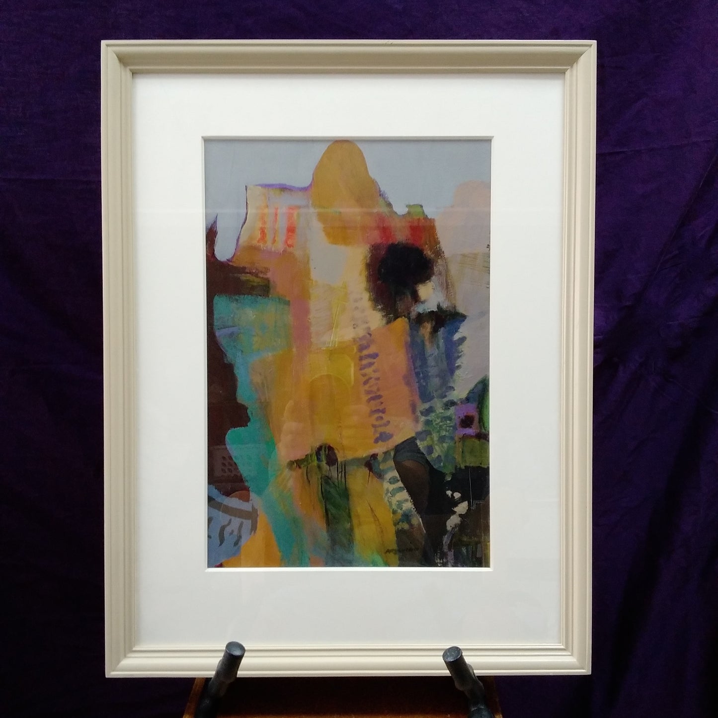 11-1/2"x17-1/2" Watercolor Painting "Baboquivari" Signed by Pat Angevine