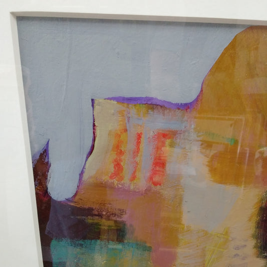 11-1/2"x17-1/2" Watercolor Painting "Baboquivari" Signed by Pat Angevine