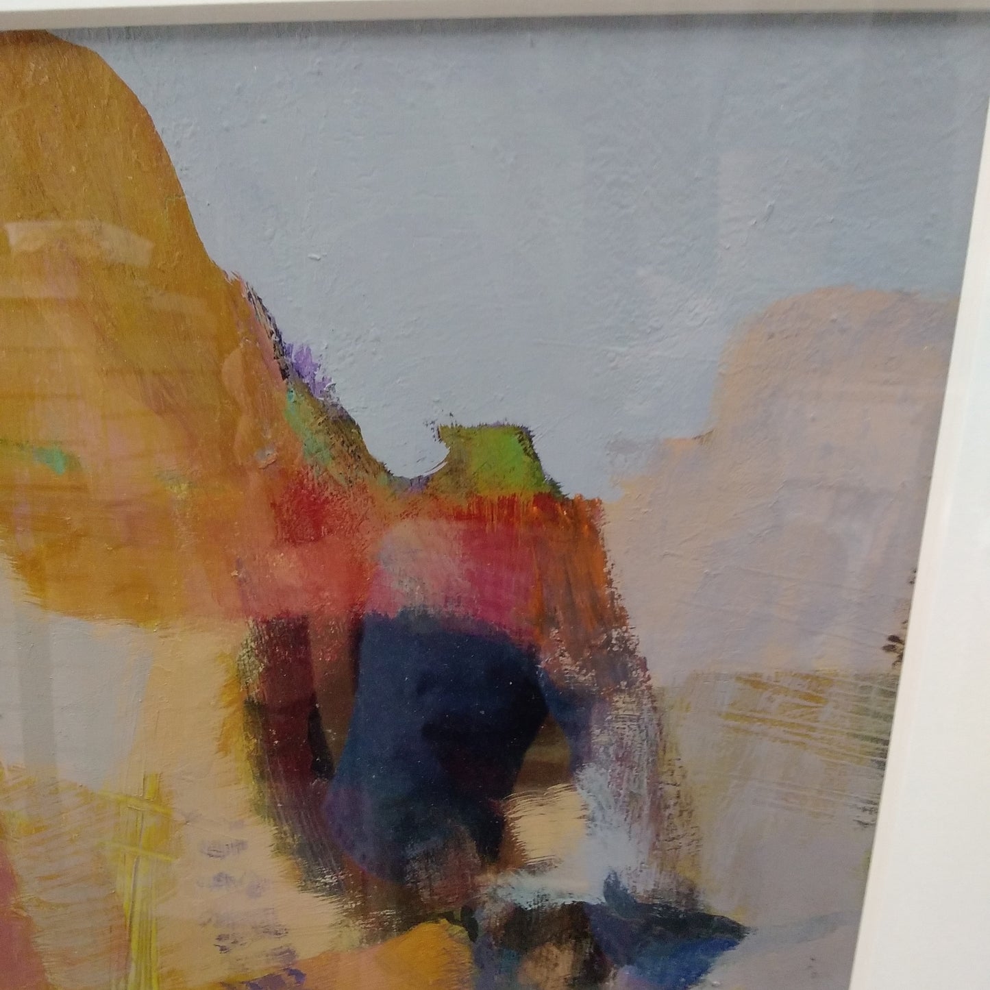 11-1/2"x17-1/2" Watercolor Painting "Baboquivari" Signed by Pat Angevine