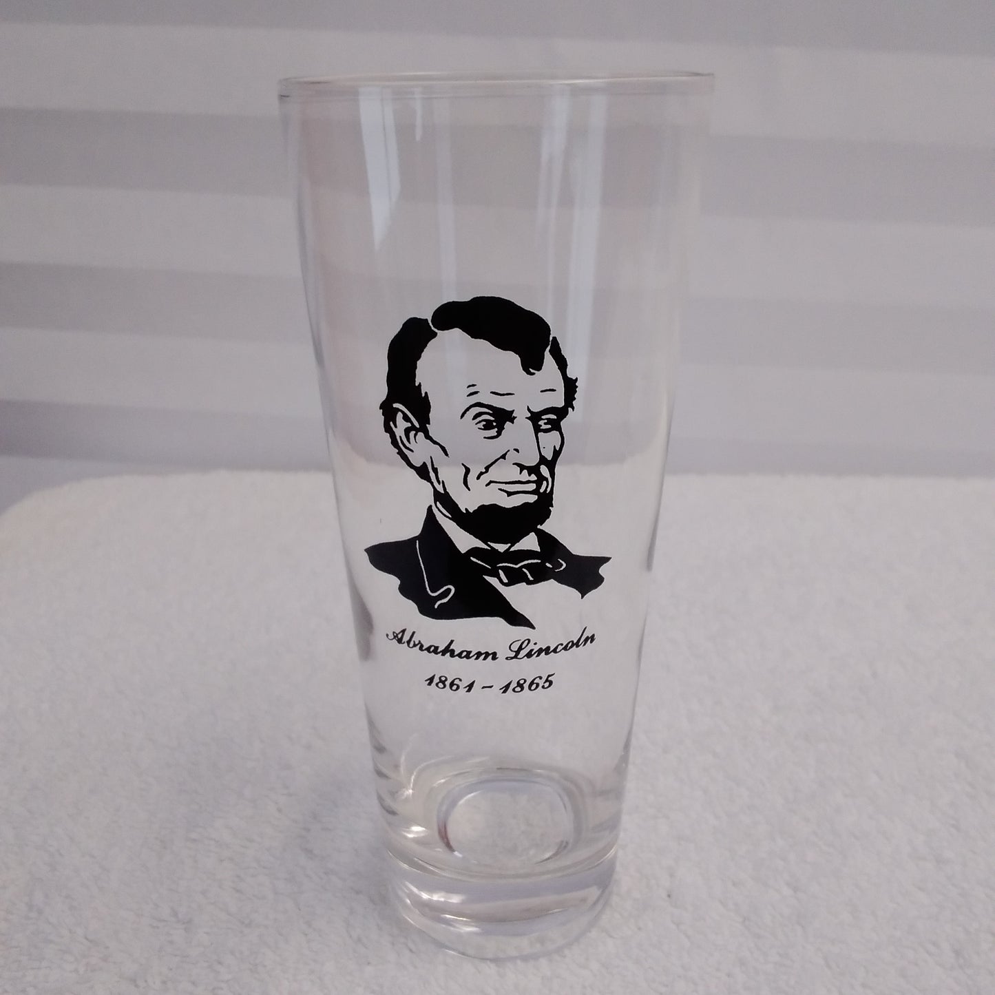 Vintage 1950's Presidential Tall Glass Tumblers - Set of 3