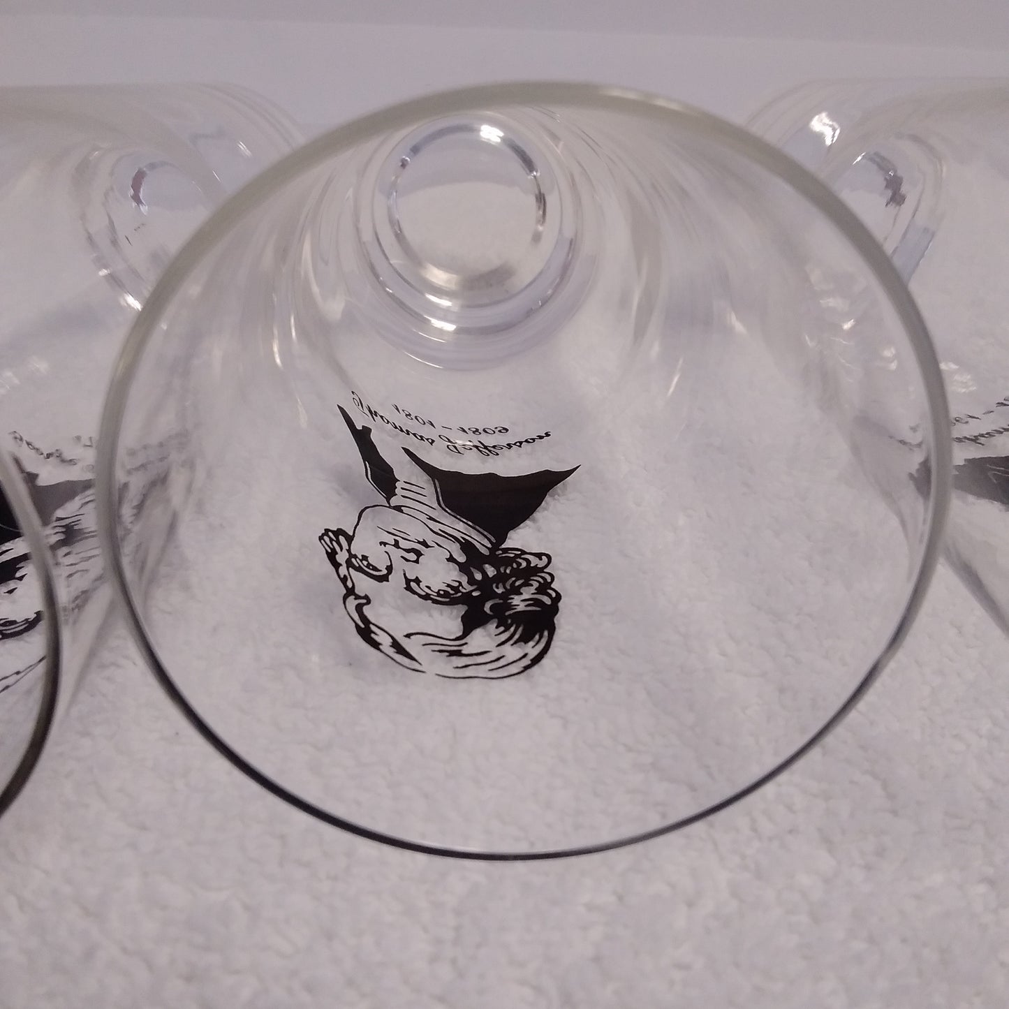 Vintage 1950's Presidential Tall Glass Tumblers - Set of 3