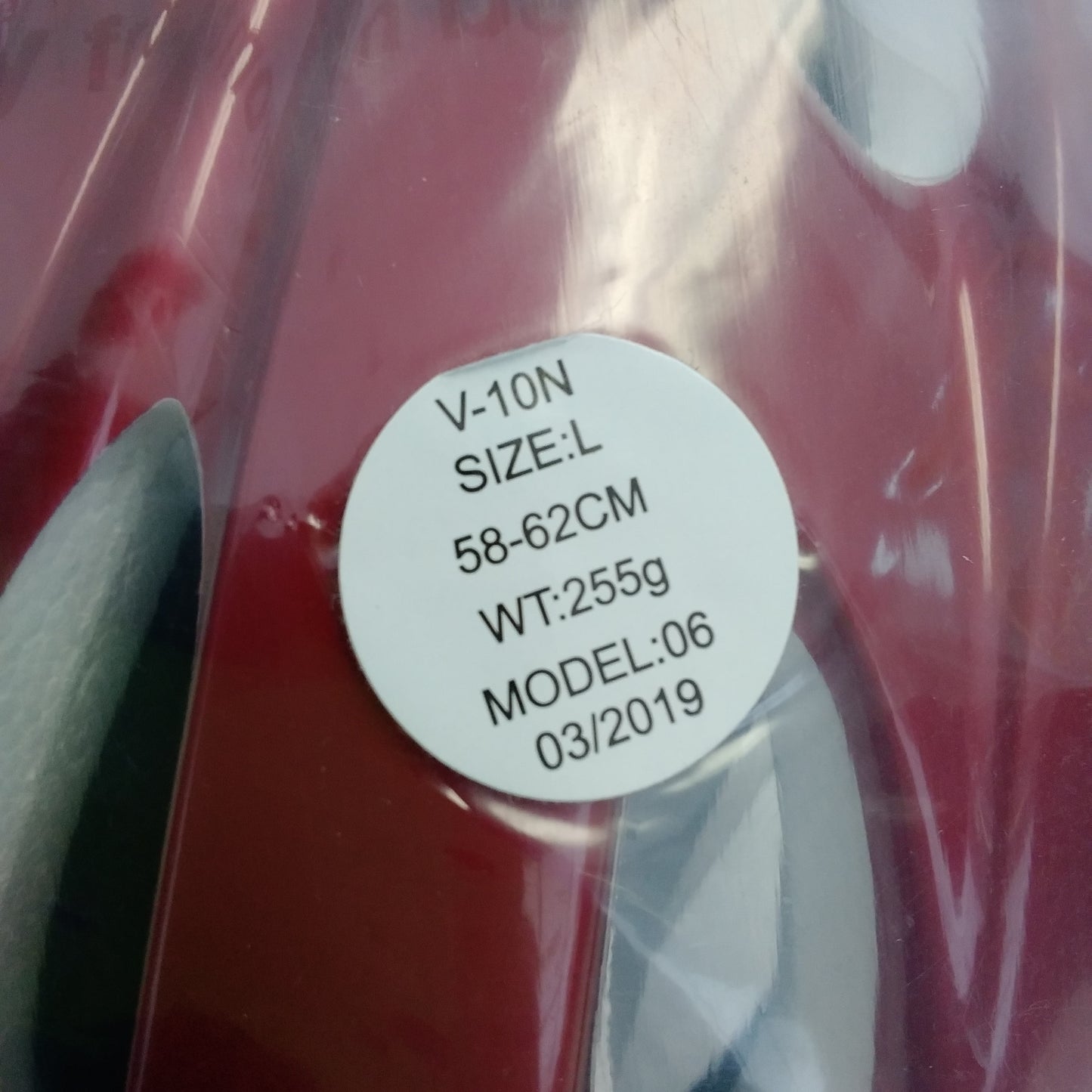 NEW - Helmets R Us Red Bicycle Helmet - Size: L (58-62cm)