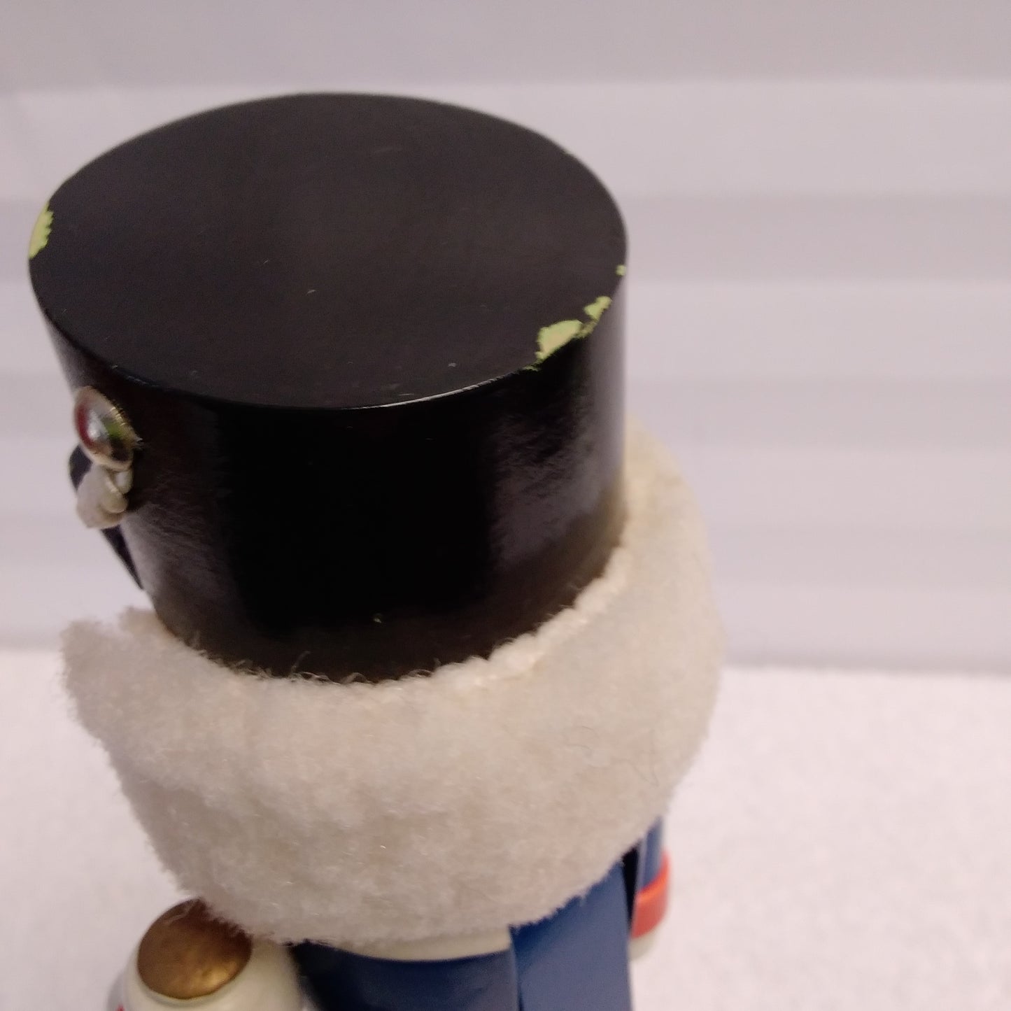 Vintage - Soldier Nutcracker Wearing a Blue Jacket and Orange Pants with Sword