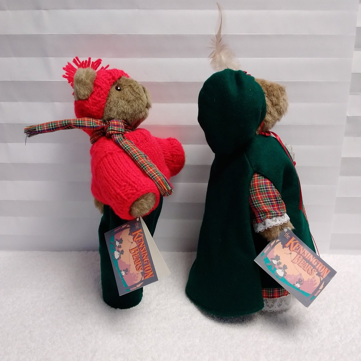 1987 Heartline Kensington Girl and Boy Bear Set