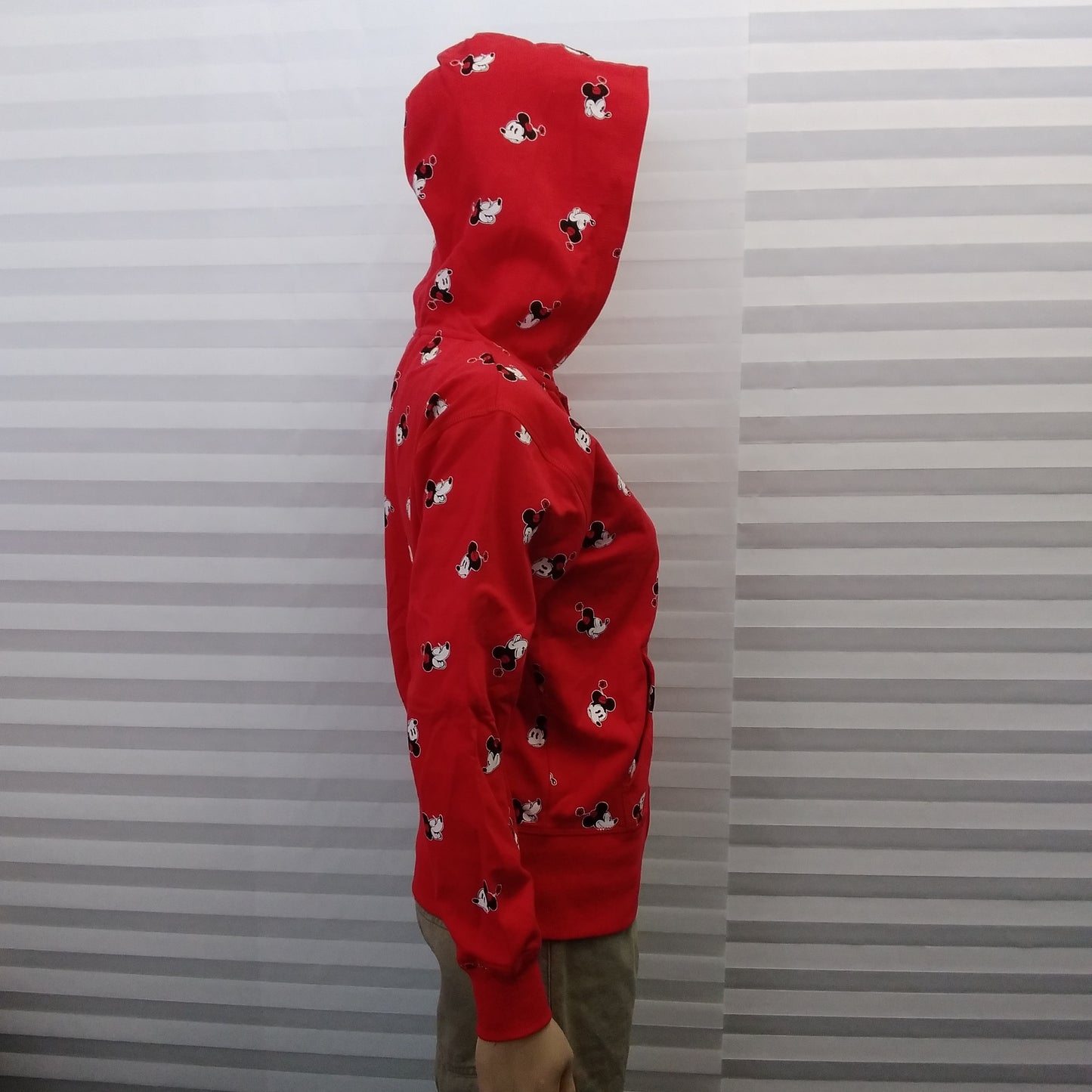 NWT - Disney Minnie Mouse Red Zip-Up Hooded Jacket - Size XS
