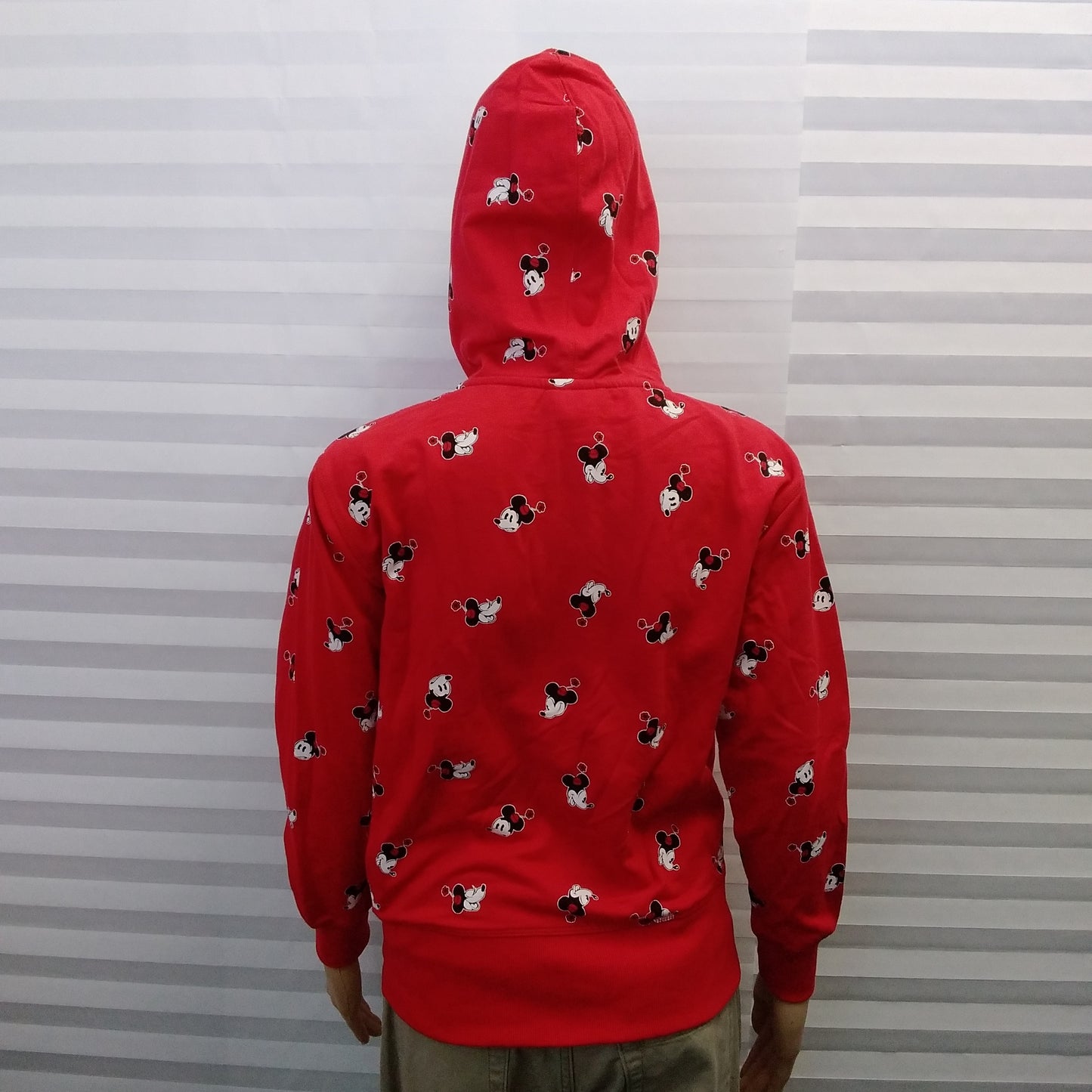 NWT - Disney Minnie Mouse Red Zip-Up Hooded Jacket - Size XS