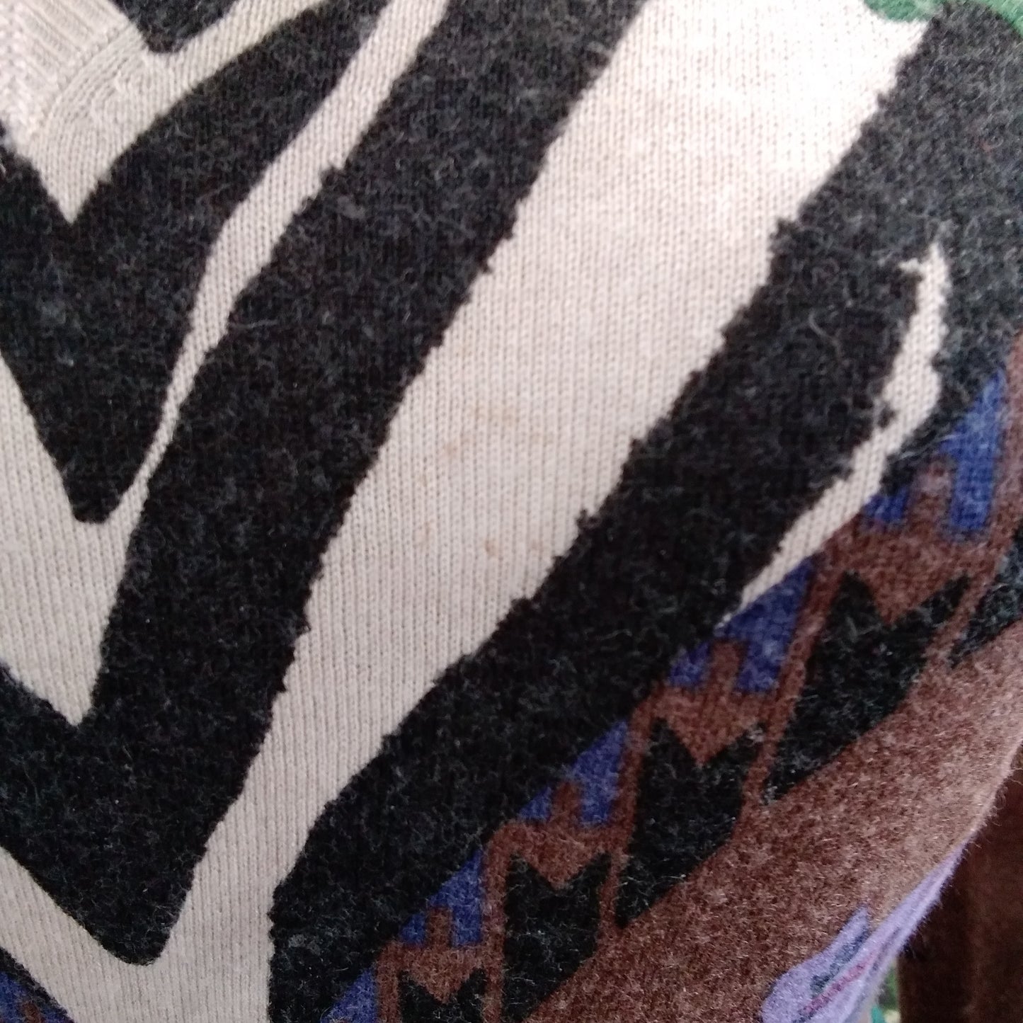 Amazing ETRO Milano Floral Print Cashmere Blend Sweater - Size 44